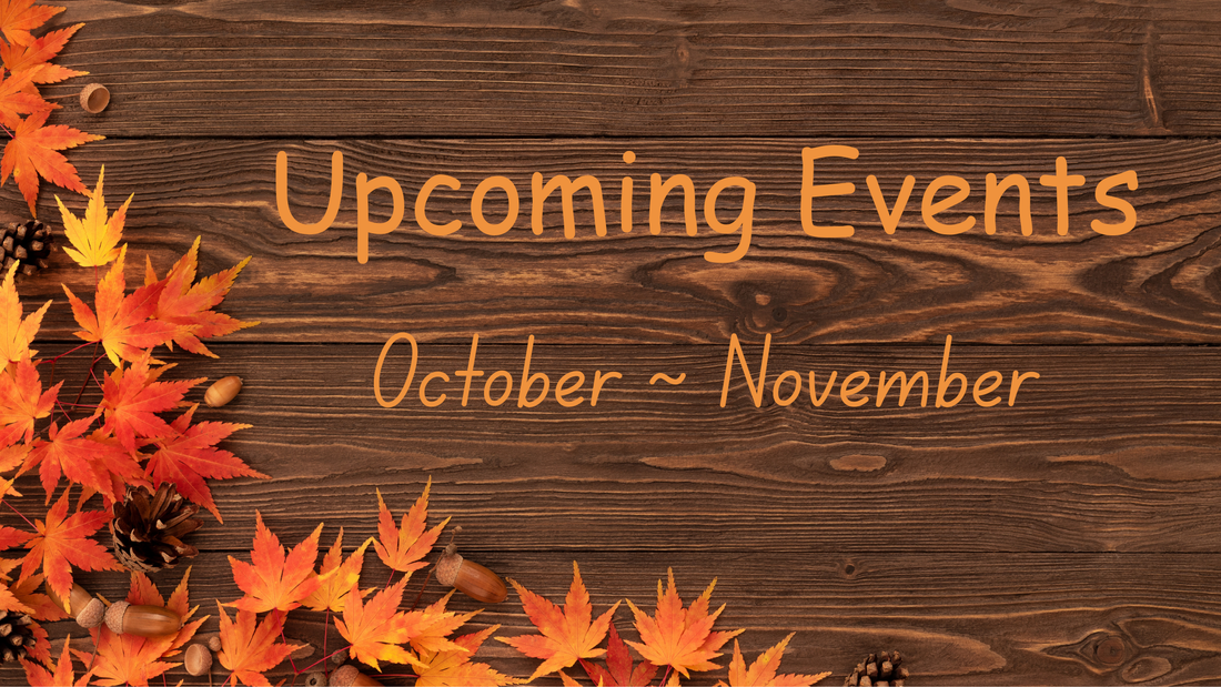 Upcoming Events Holler Creations is Attending in October and November