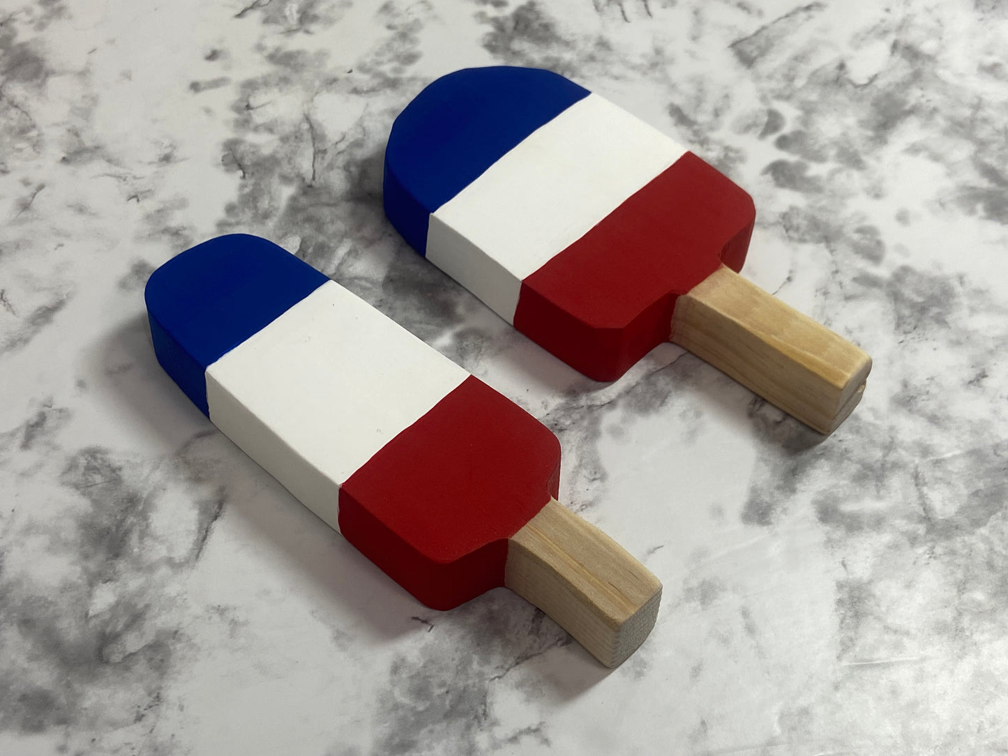 Red, White, & Blue Popsicle - Tiered Tray Decor