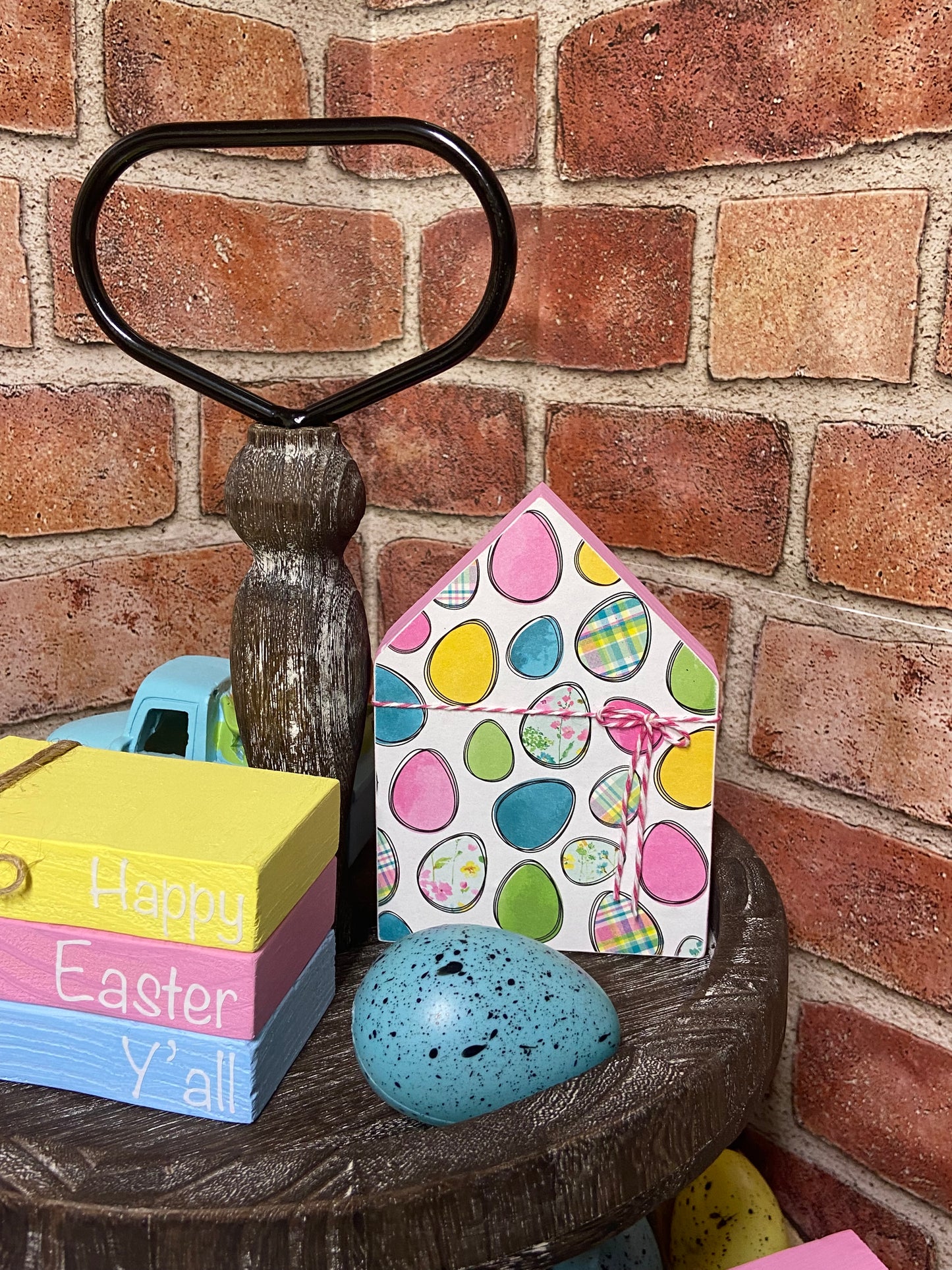 Easter Eggs - Medium Tiered Tray House