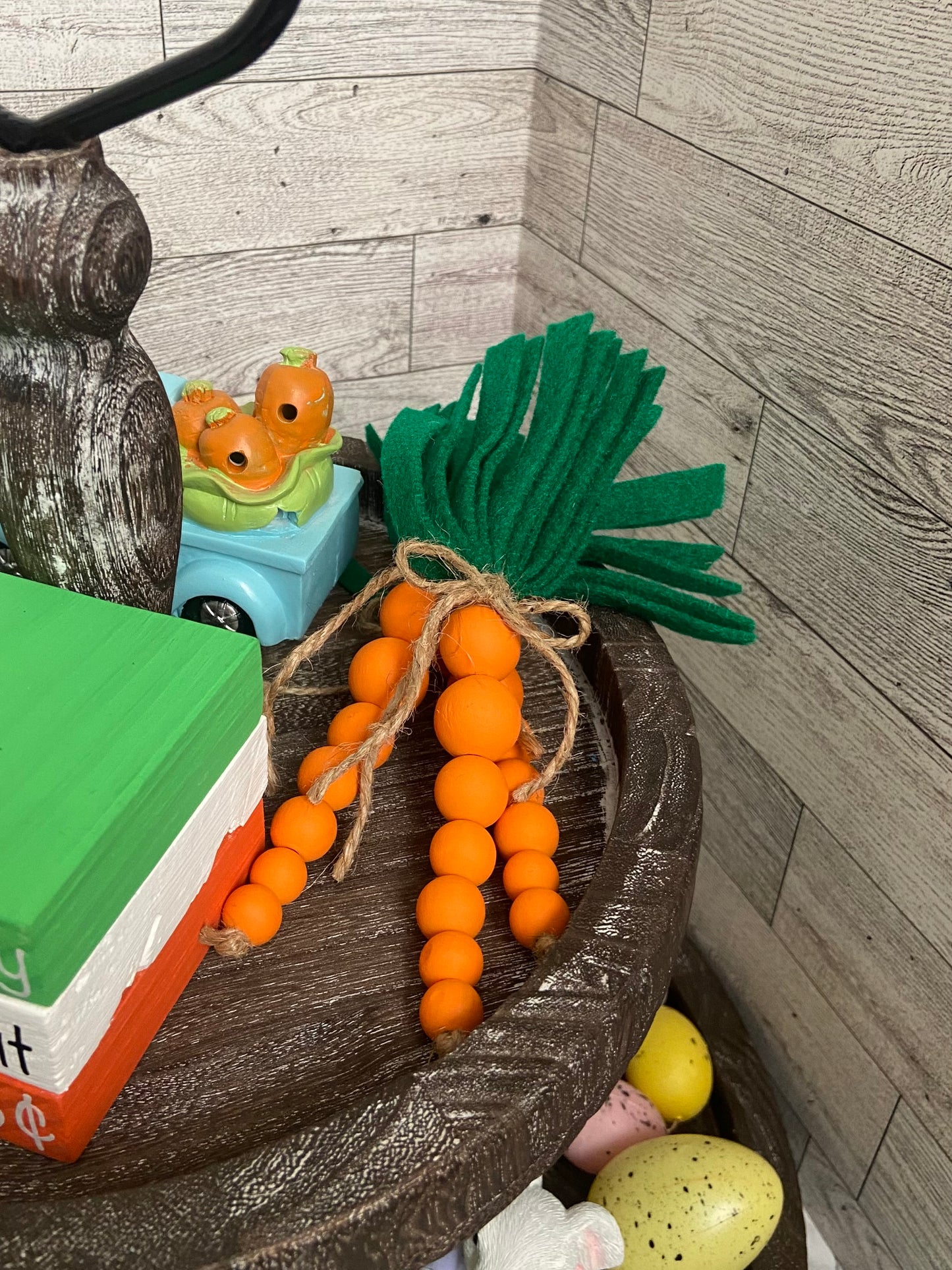 Wood Bead Carrot