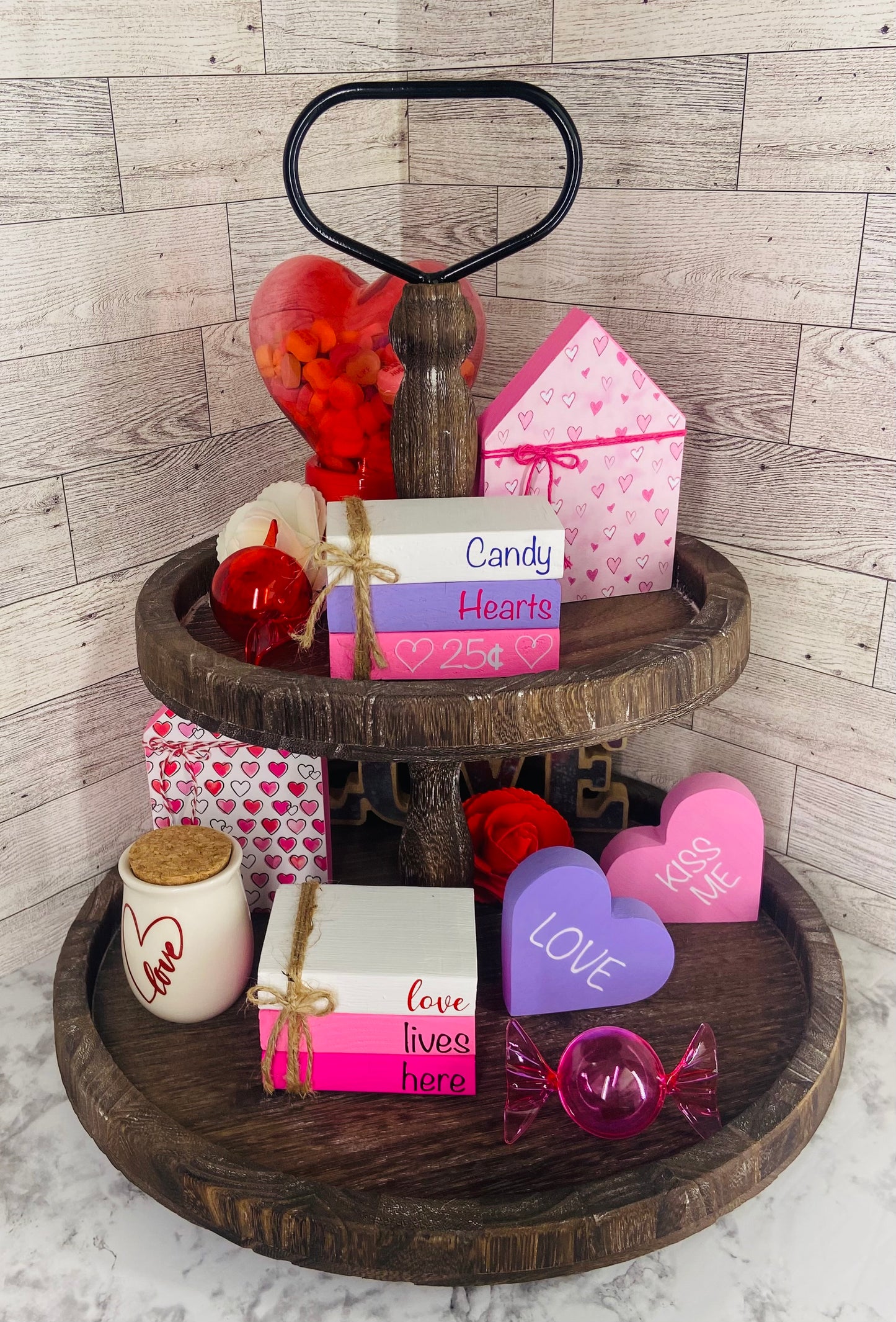 Love Lives Here - Medium Book Stack