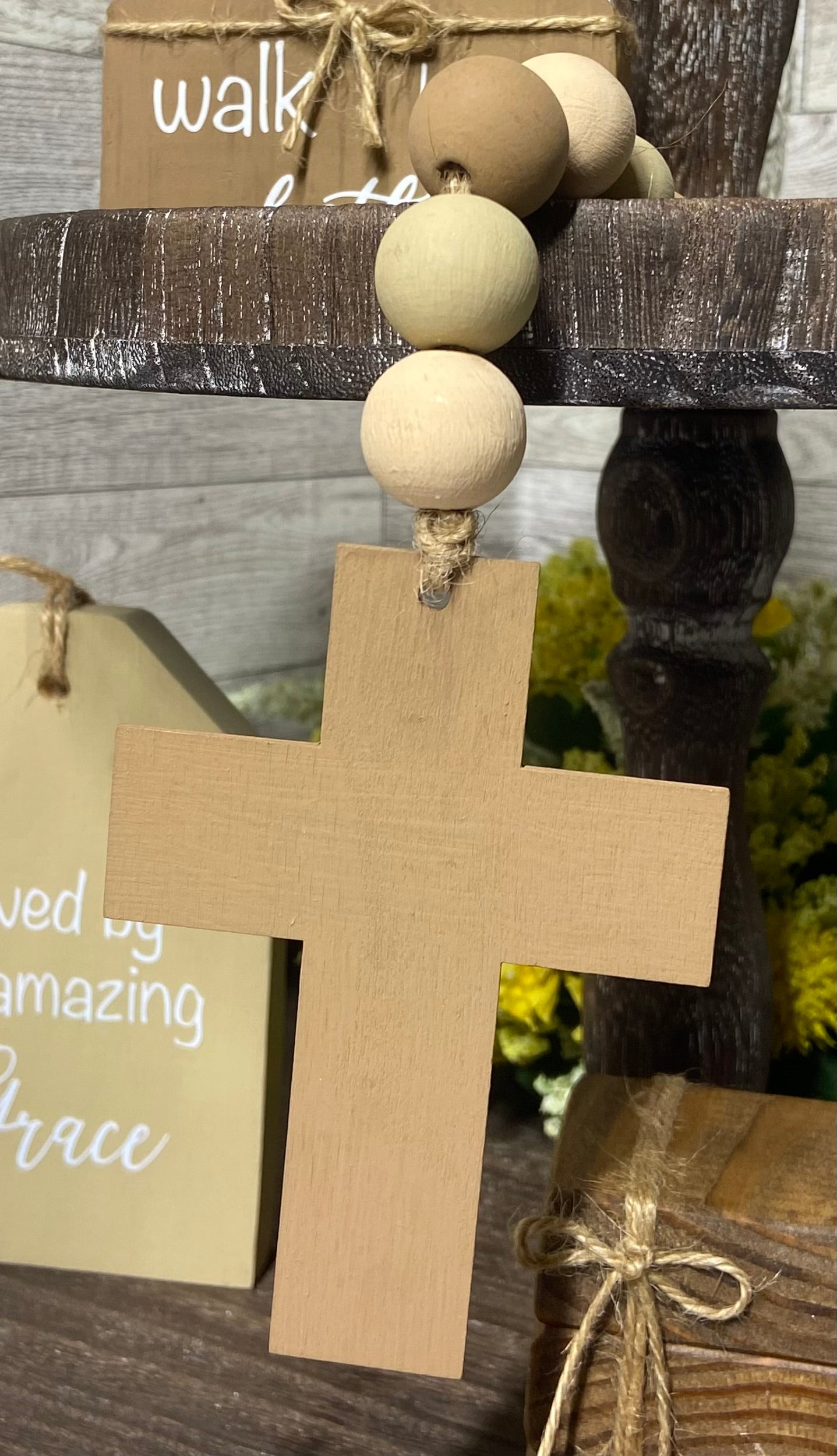 Cross Ornament Garland