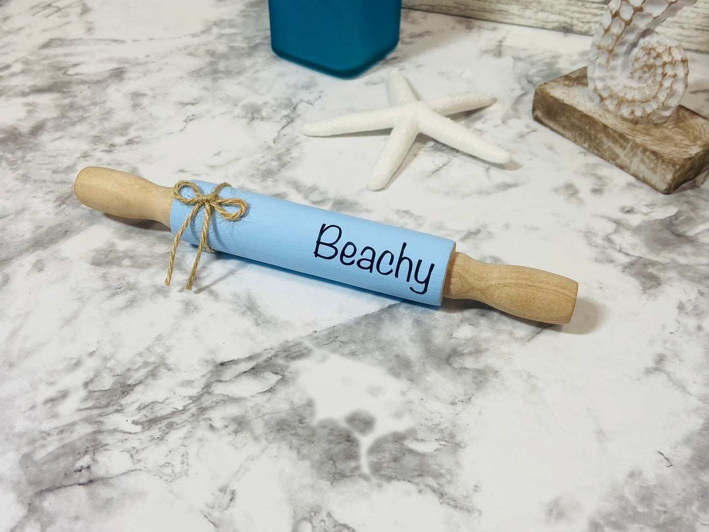 Beachy - Tiered Tray Mini Rolling Pin