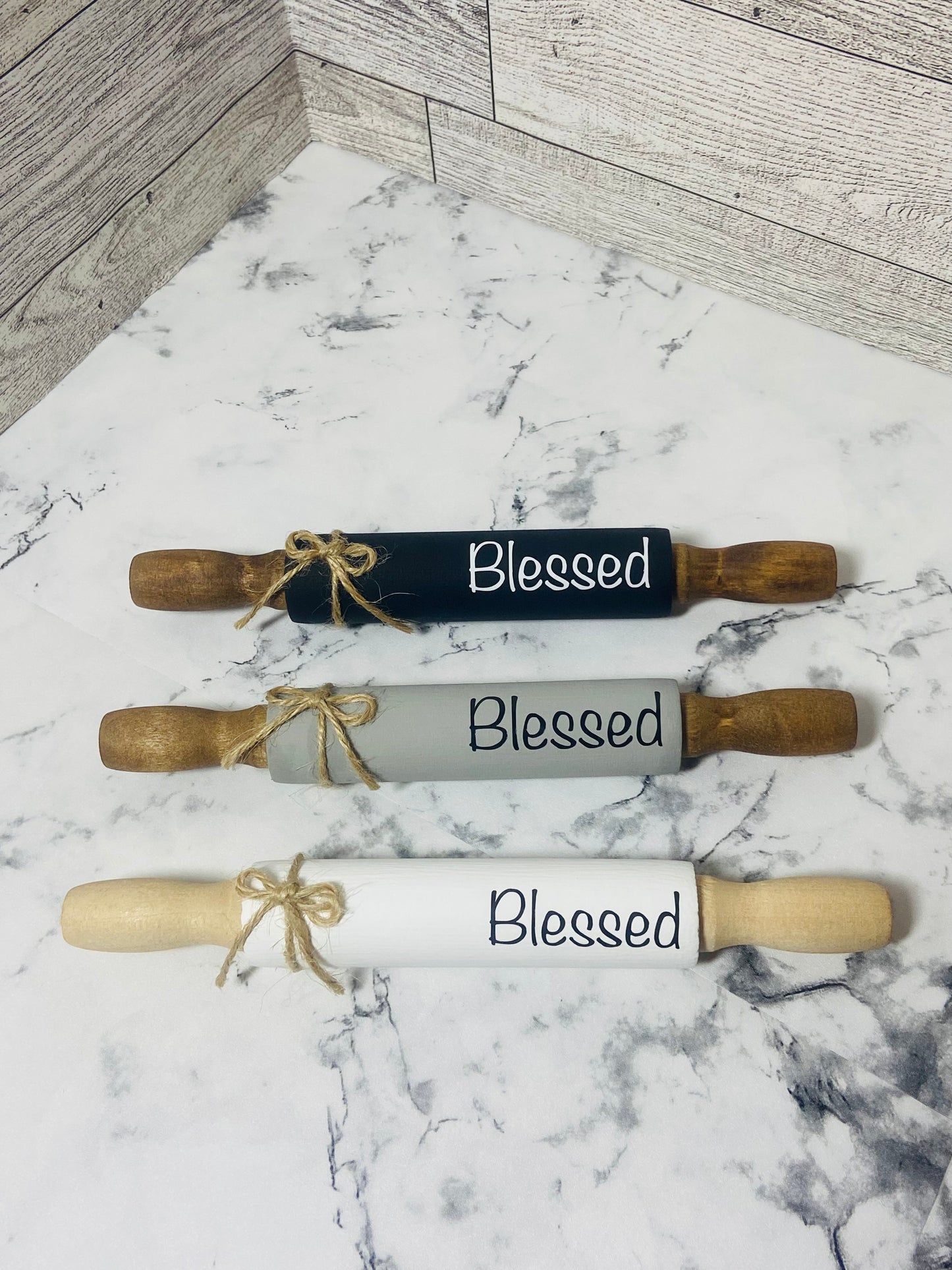 Blessed - Tiered Tray Mini Rolling Pin