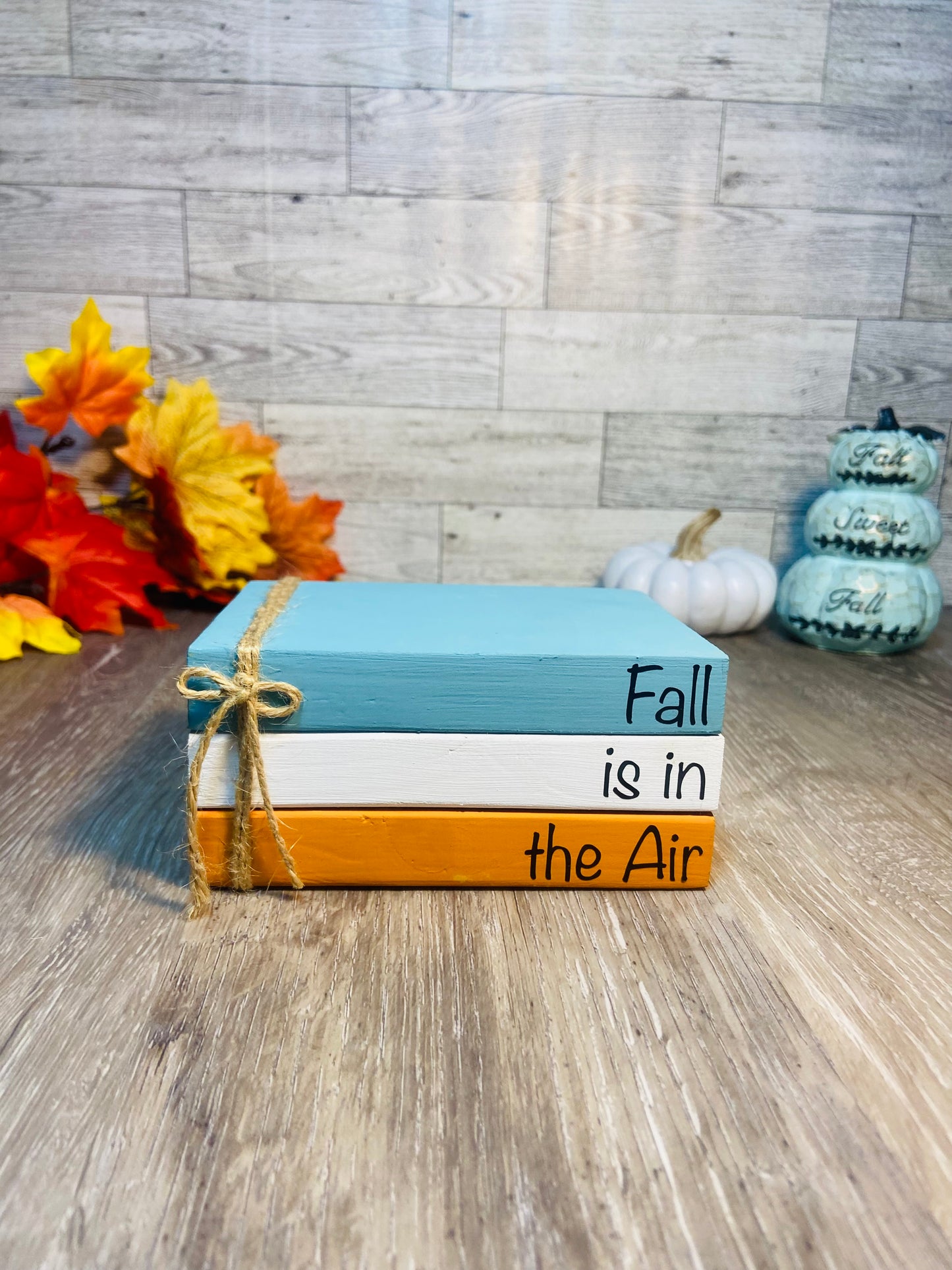 Fall is in the Air - Large Tiered Tray Book Stack