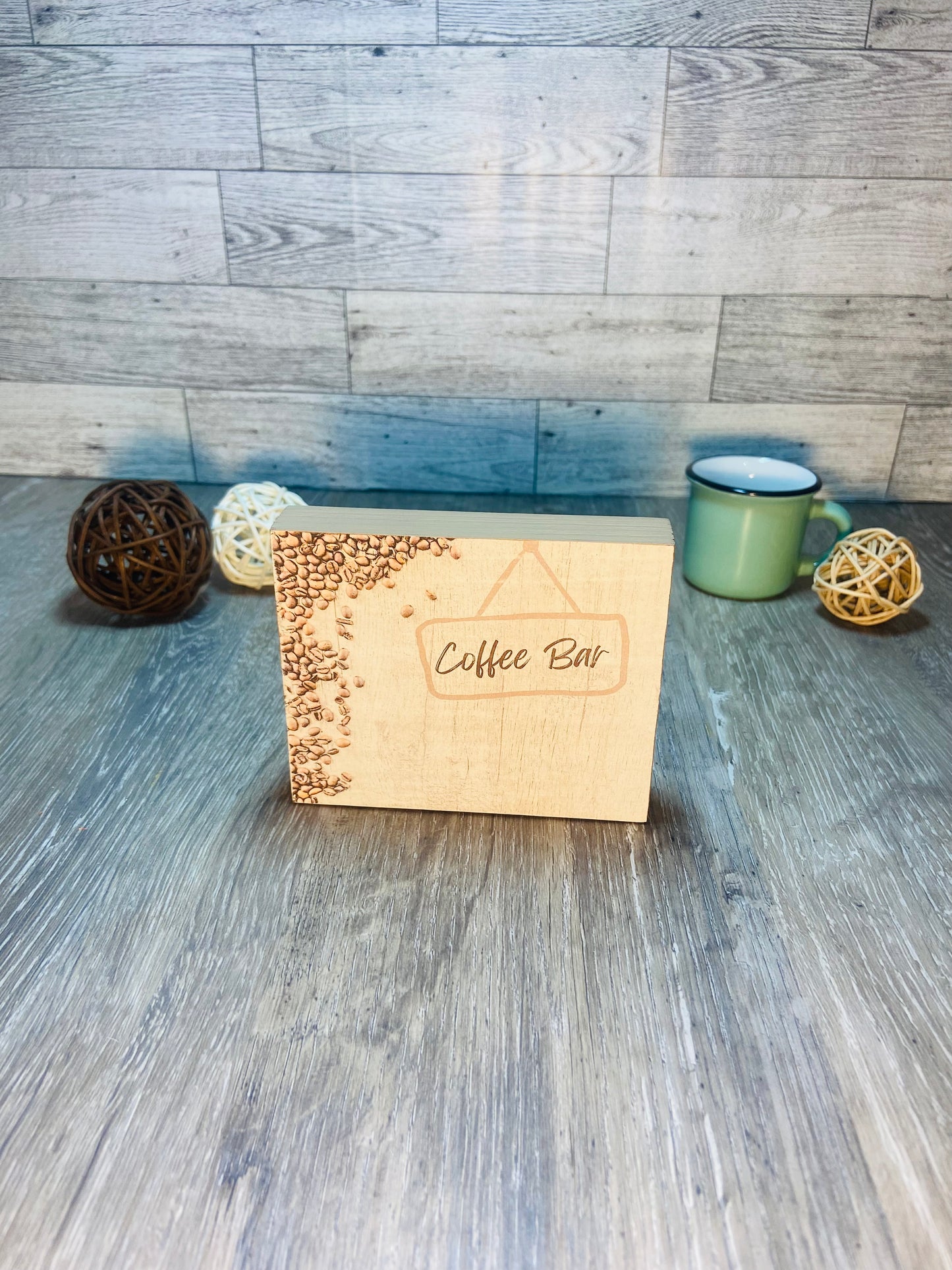 Coffee Bar - Tiered Tray Sign