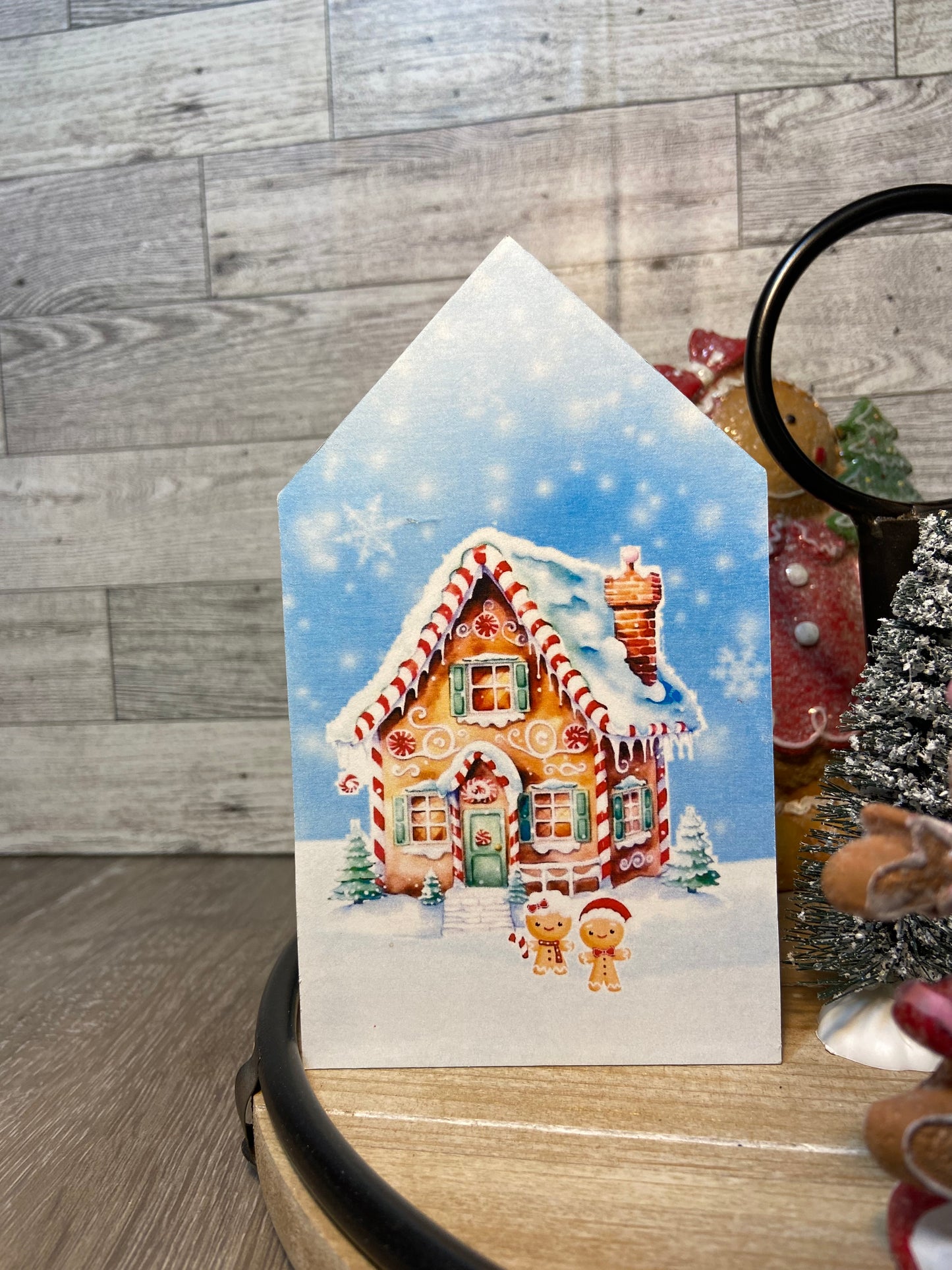 Gingerbread House - Large Tiered Tray House