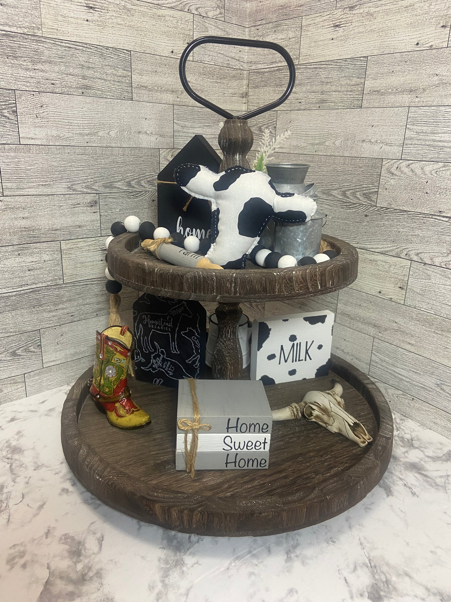 Large Fabric Cow Head