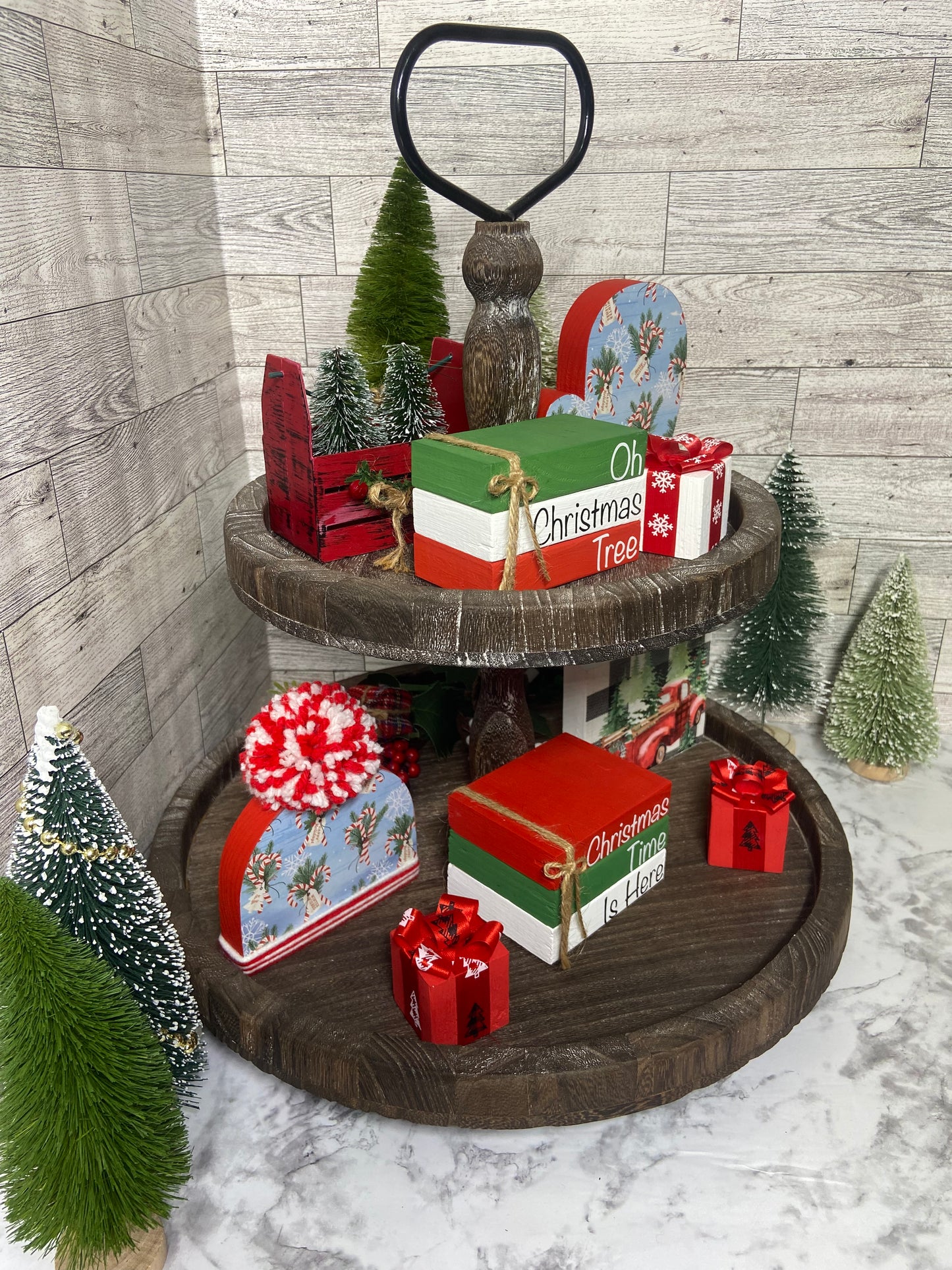 Christmas Time Is Here - Medium Christmas Tiered Tray Book