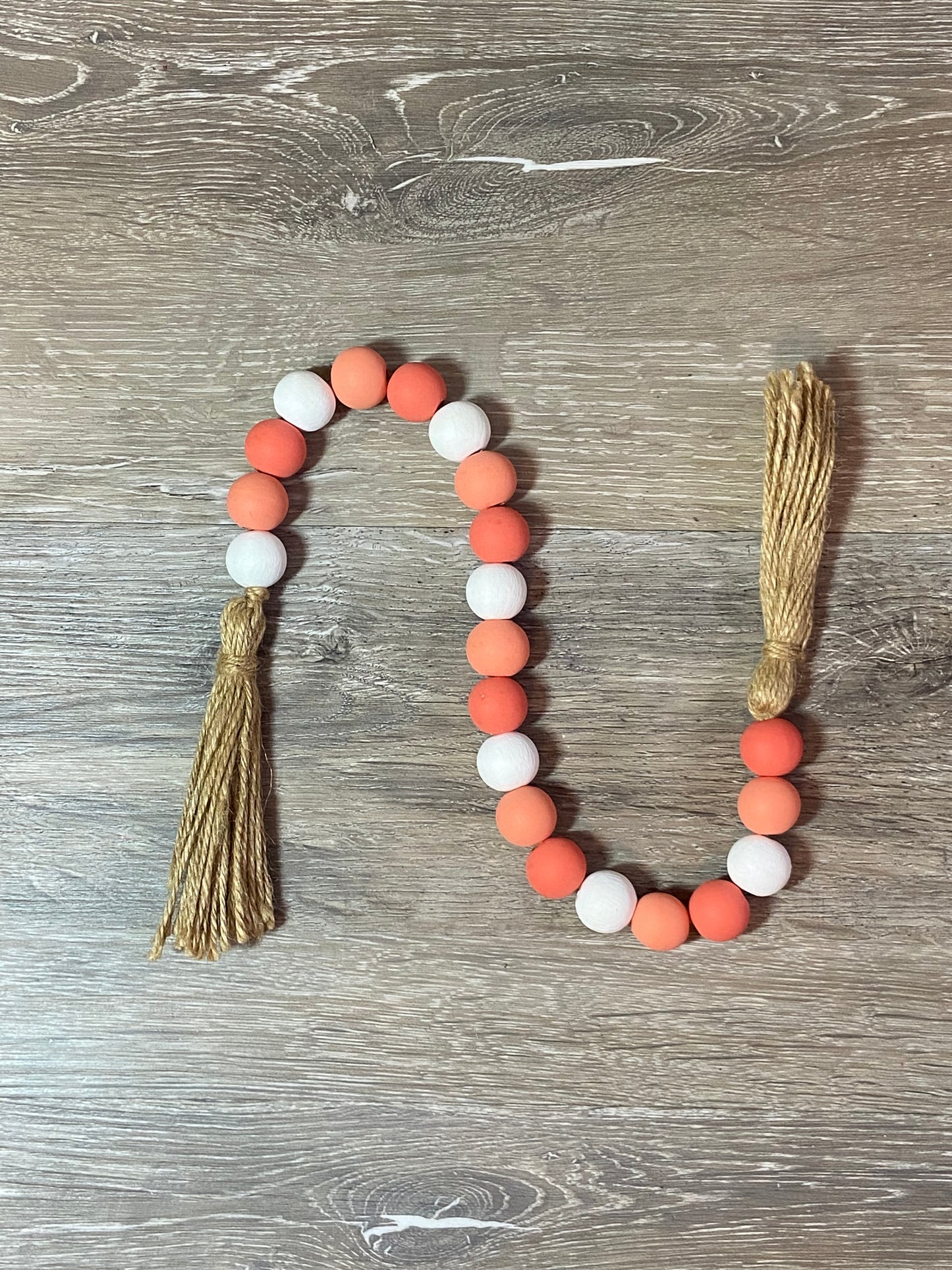 Peach - Tiered Tray Garland