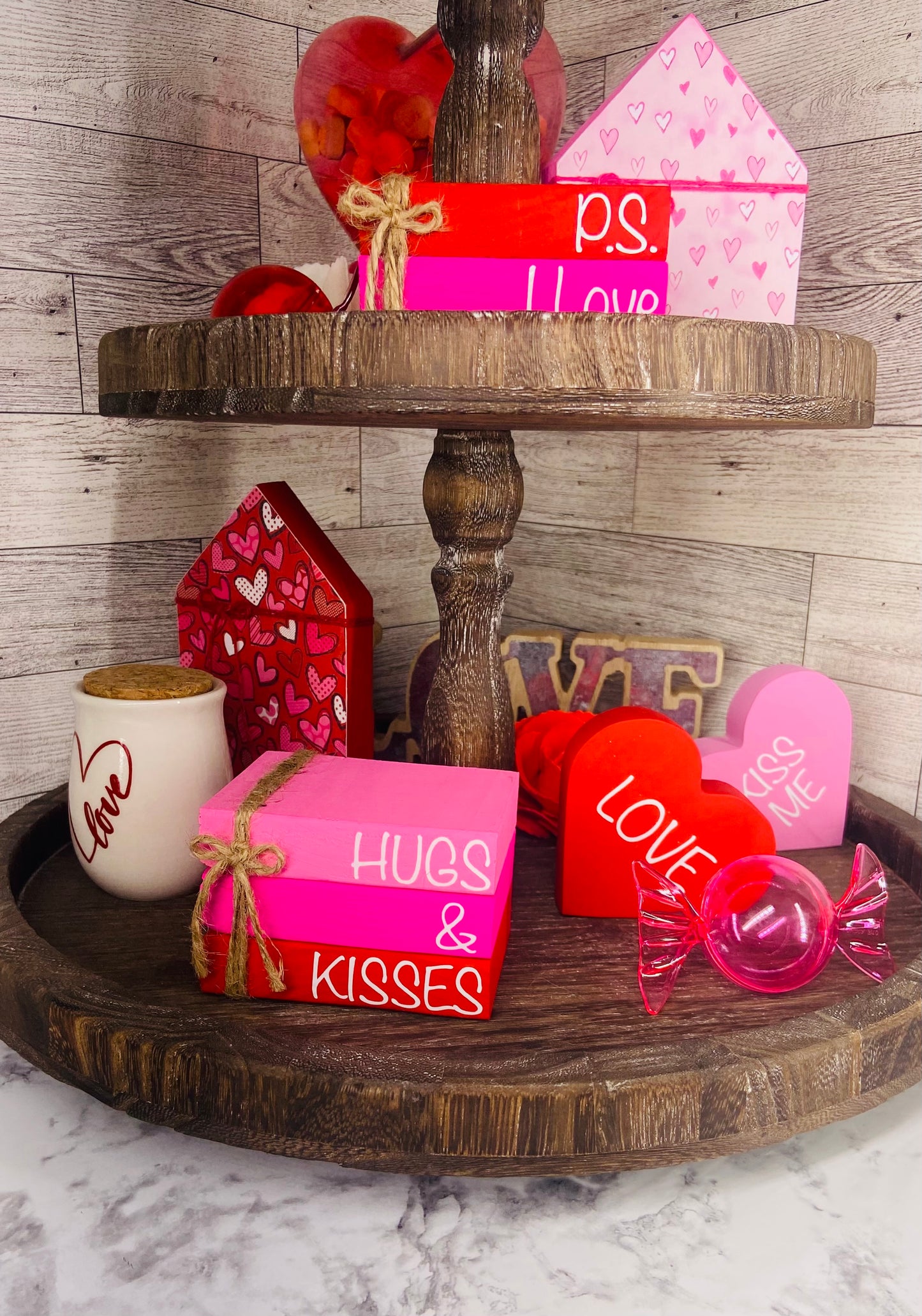 Hugs & Kisses - Medium Book Stack