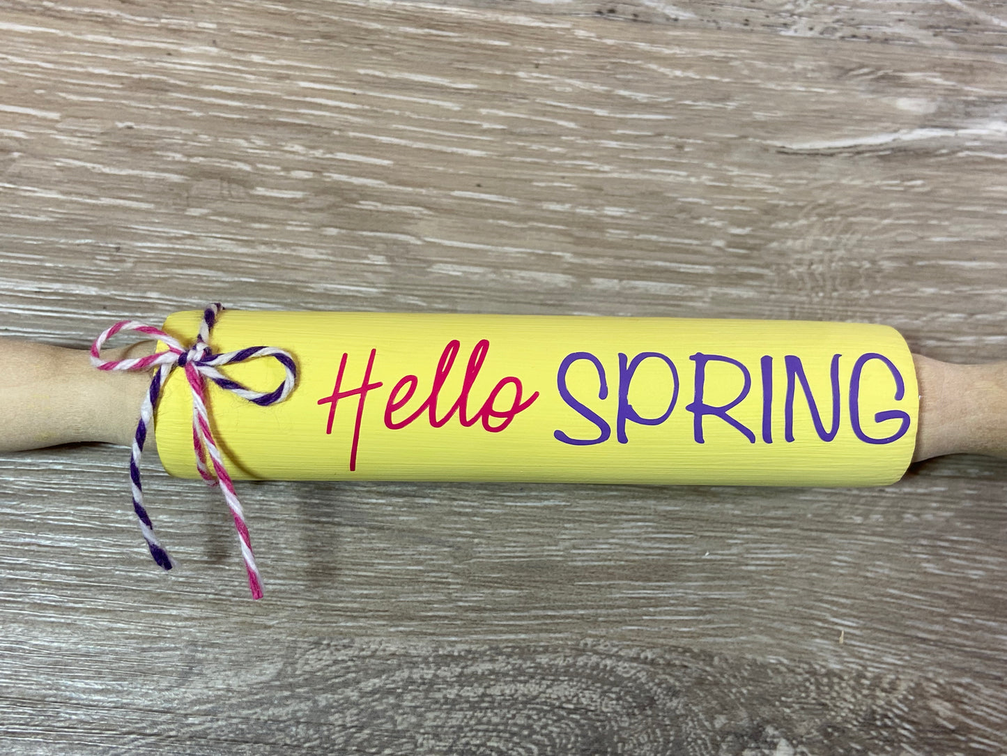 Hello Spring - Mini Rolling Pin