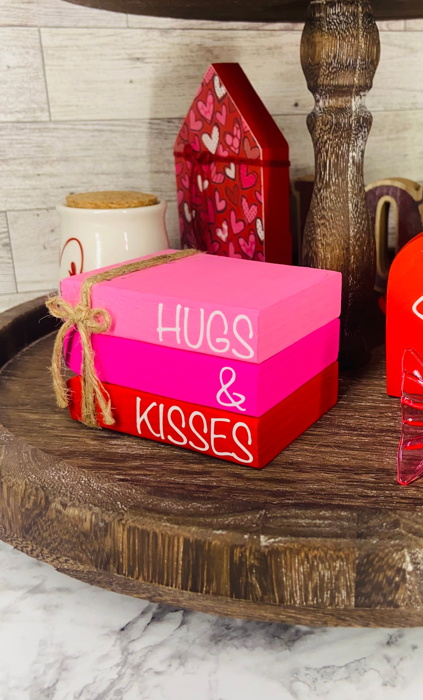 Hugs & Kisses - Medium Book Stack