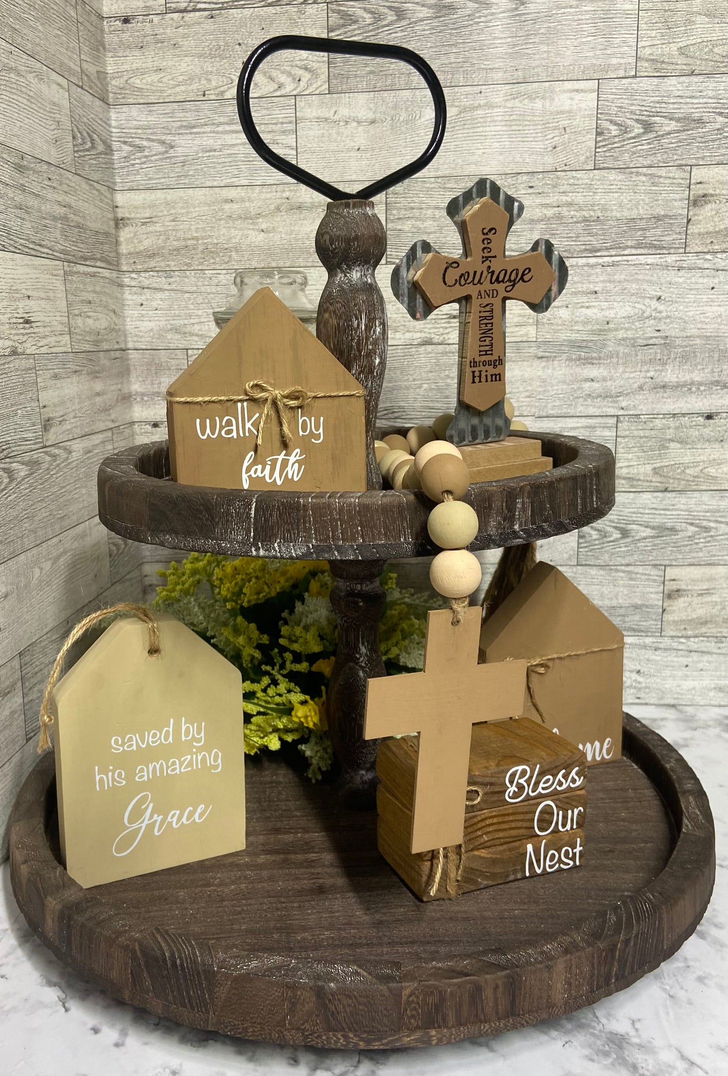Cross Ornament Garland