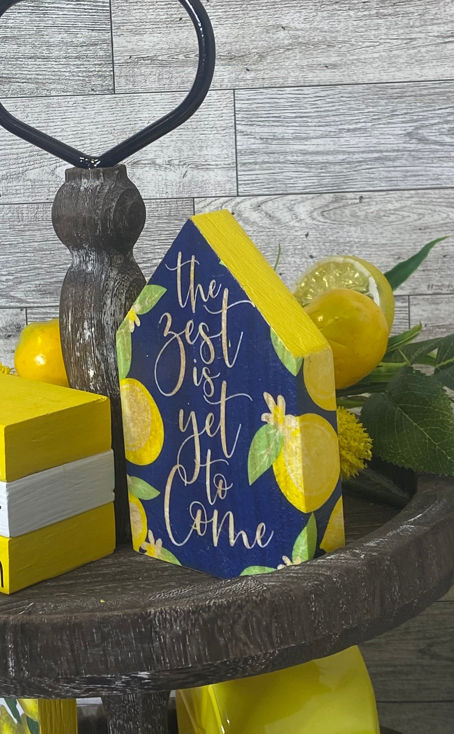 Lemon Tray Decor