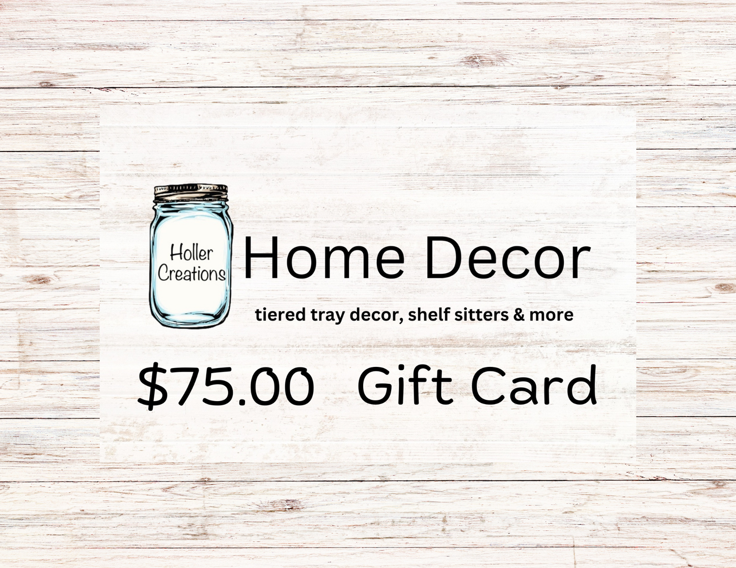 Holler Creations eGift Card
