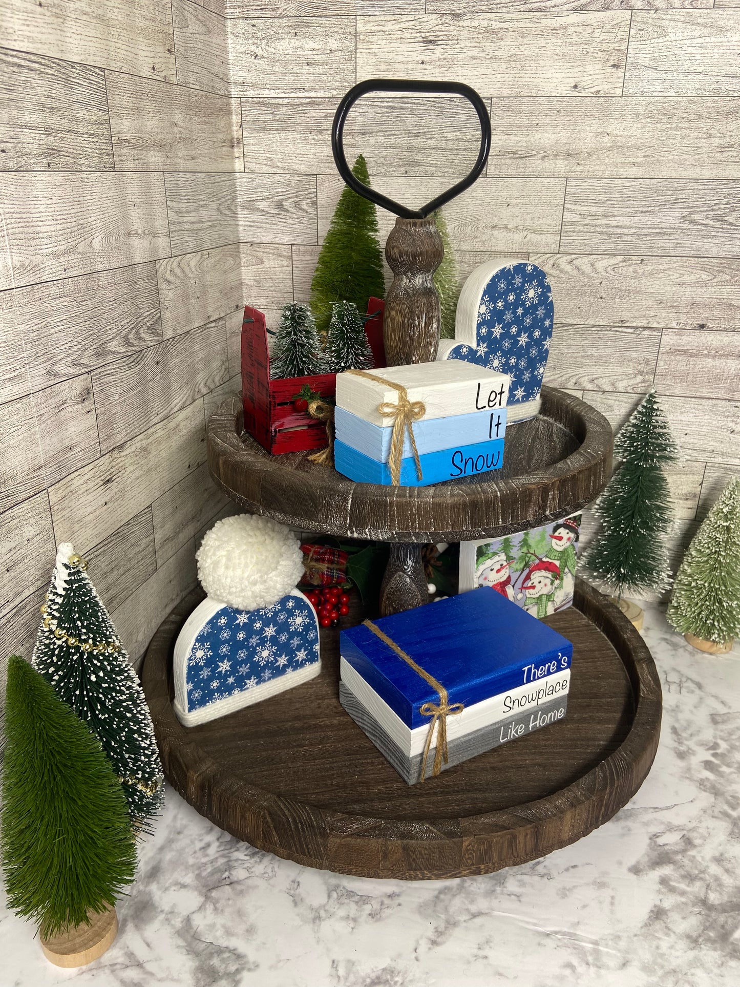 There’s Snowplace Like Home - Large Christmas Tiered Tray Book