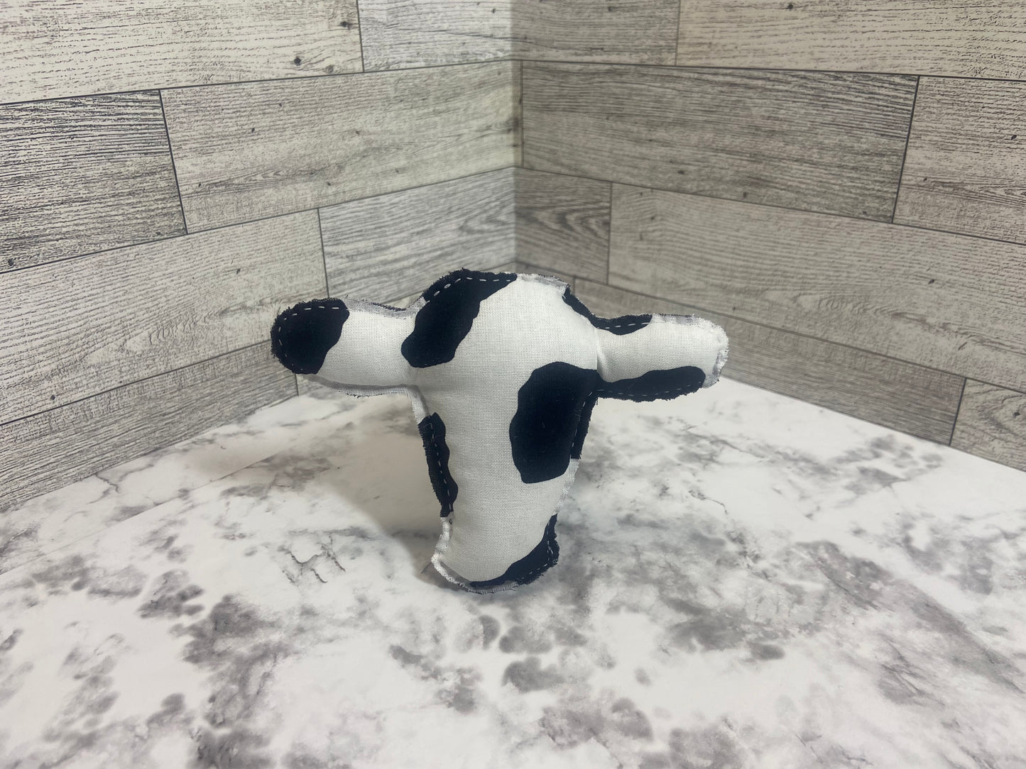 Large Fabric Cow Head
