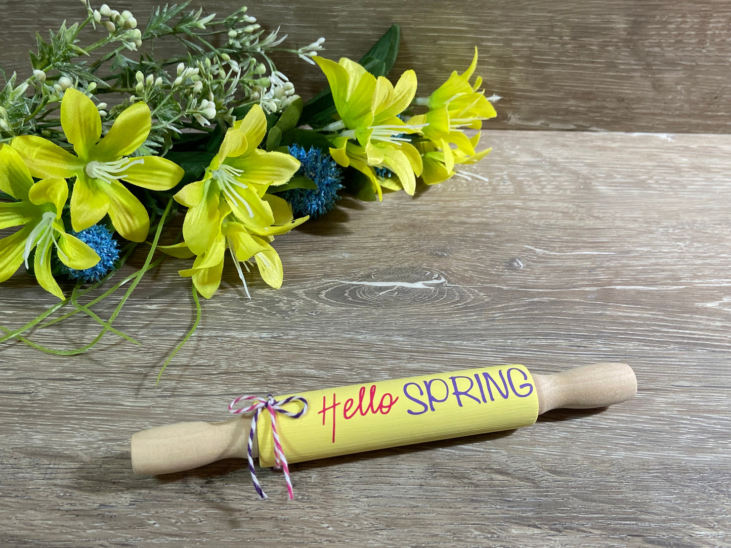 Hello Spring - Mini Rolling Pin