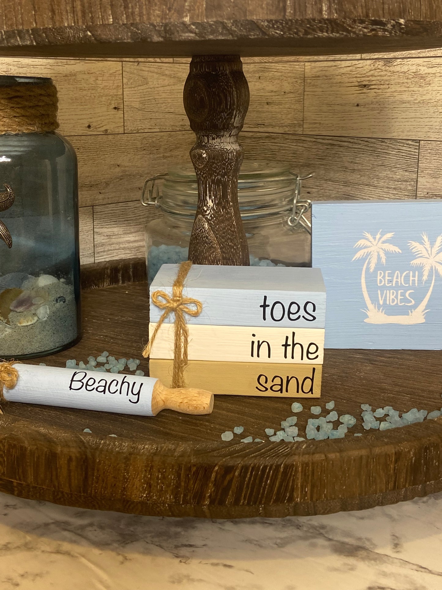 Beach Tiered Tray Decor