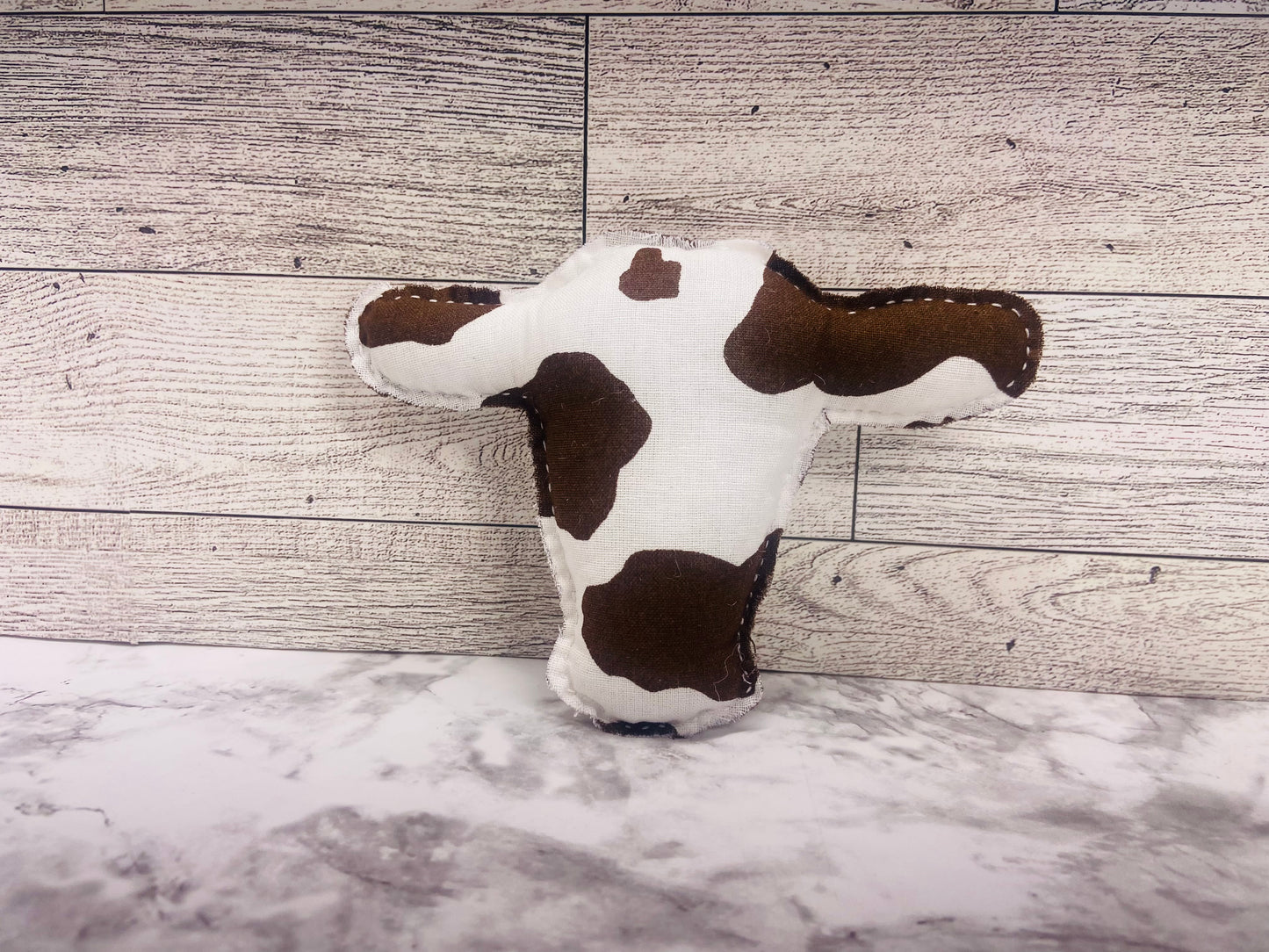 Large Fabric Cow Head