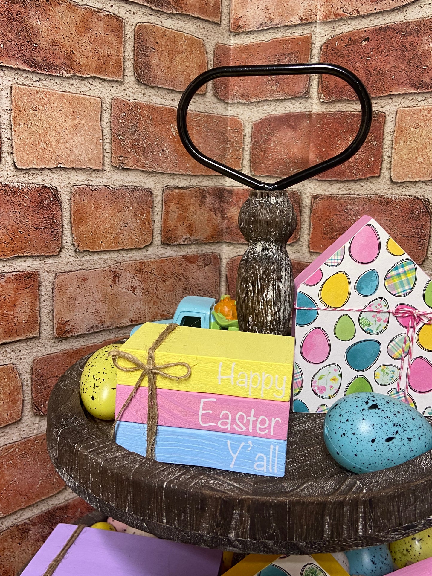 Easter Eggs - Medium Tiered Tray House