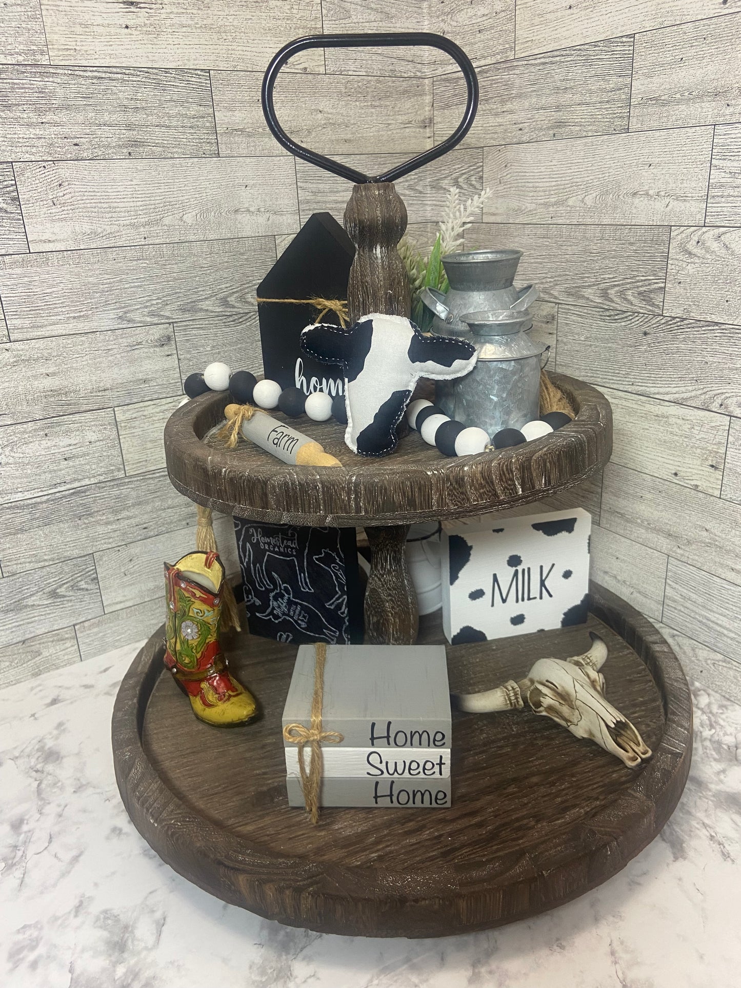 Small Fabric Cow Head