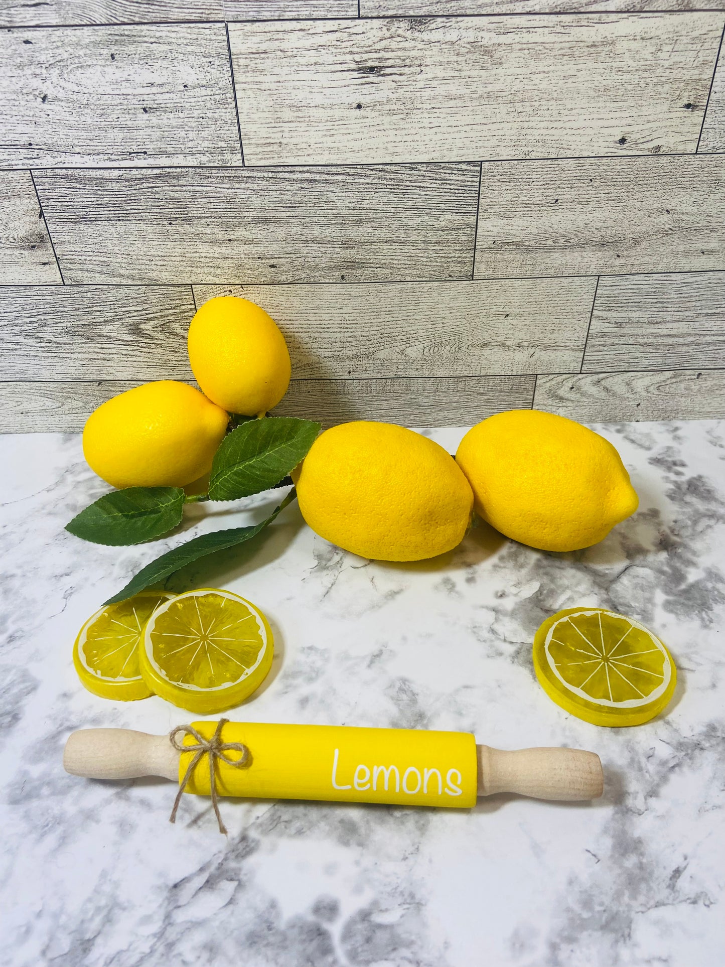 Lemons - Tiered Tray Mini Rolling Pin