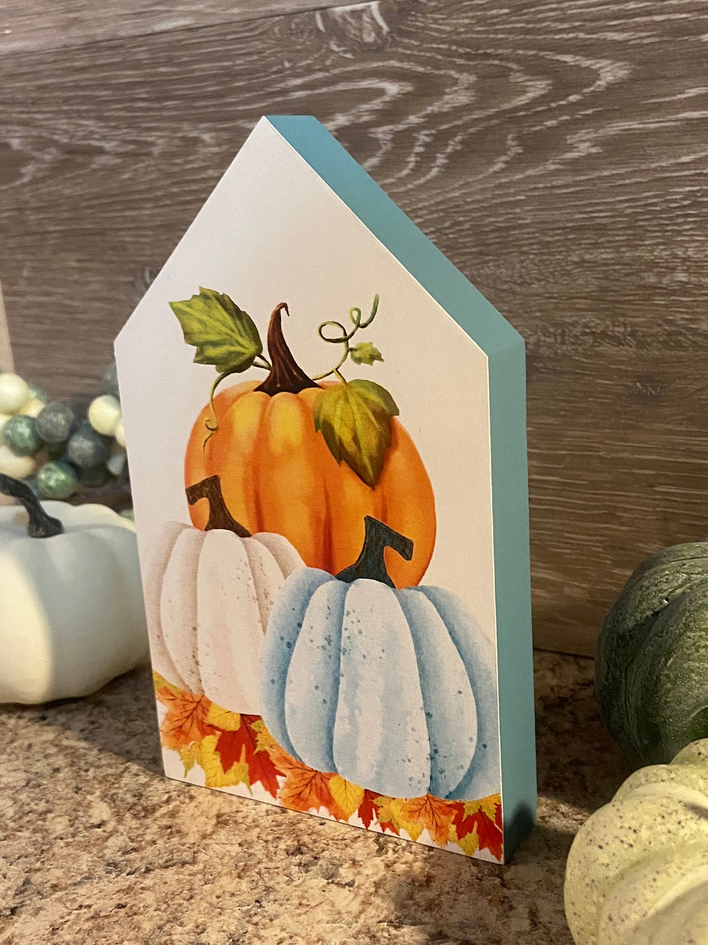 Teal Pumpkin - Large Tiered Tray House