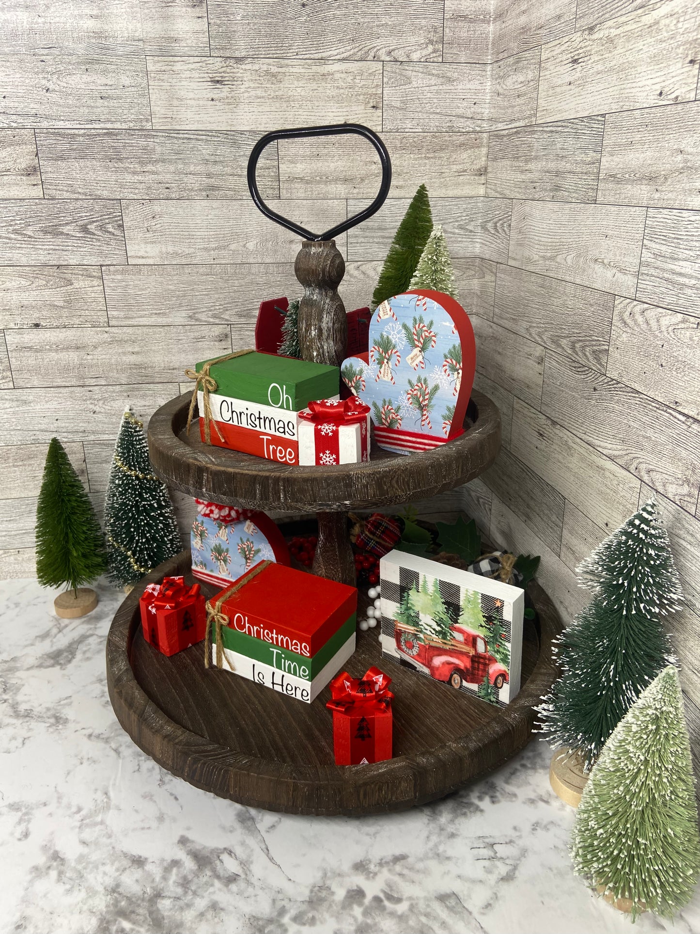 Christmas Time Is Here - Medium Christmas Tiered Tray Book