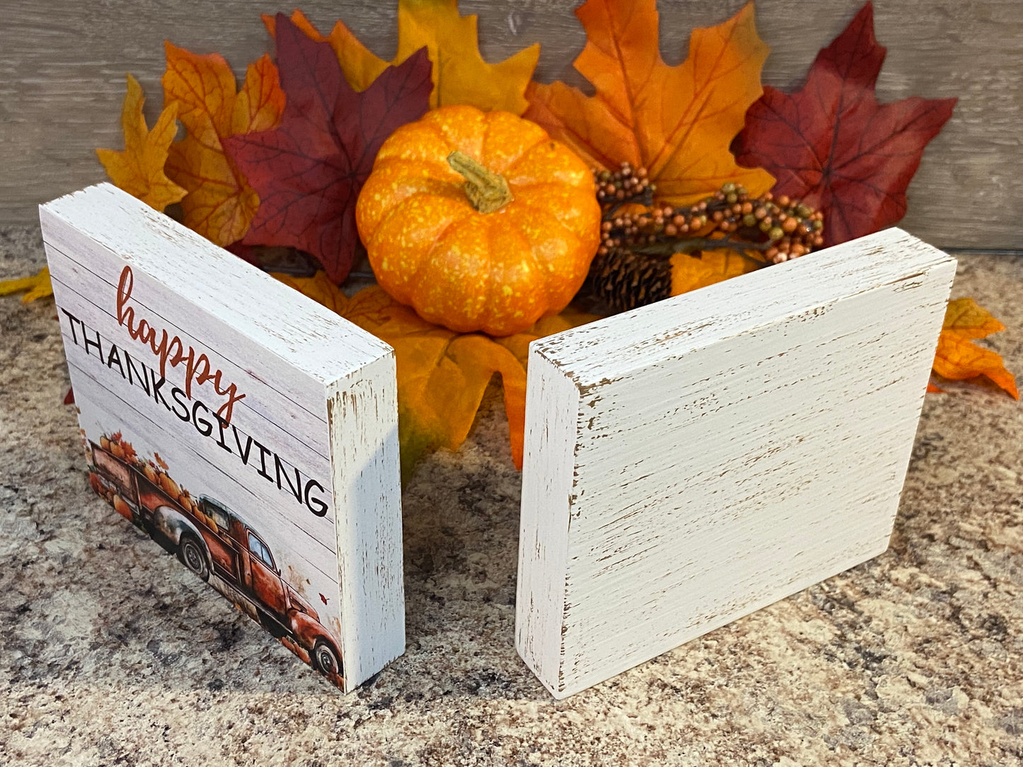 Happy Thanksgiving - Tiered Tray Sign