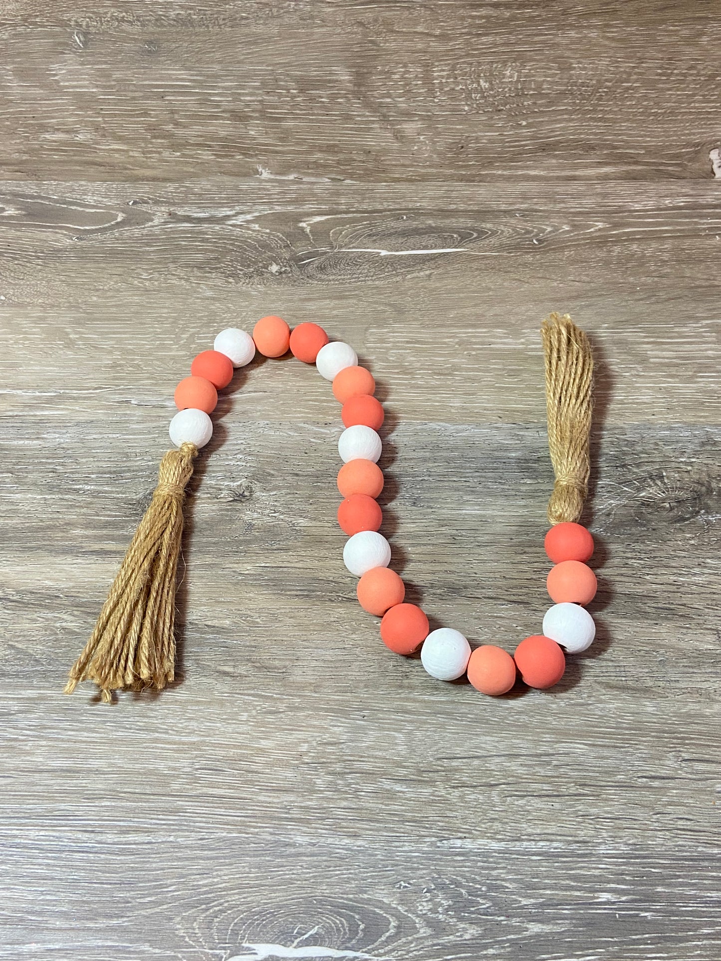 Peach - Tiered Tray Garland