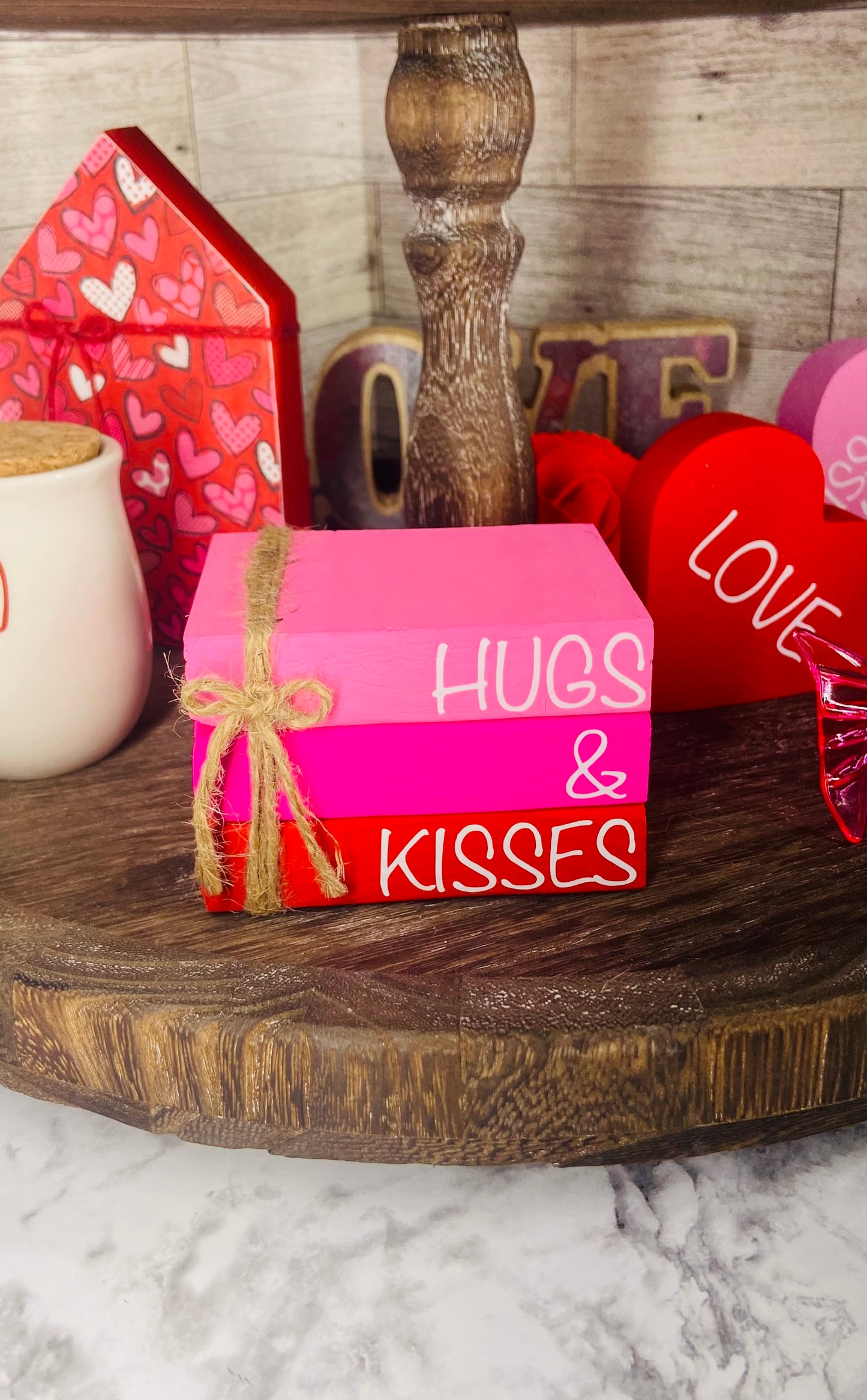 Hugs & Kisses - Medium Book Stack