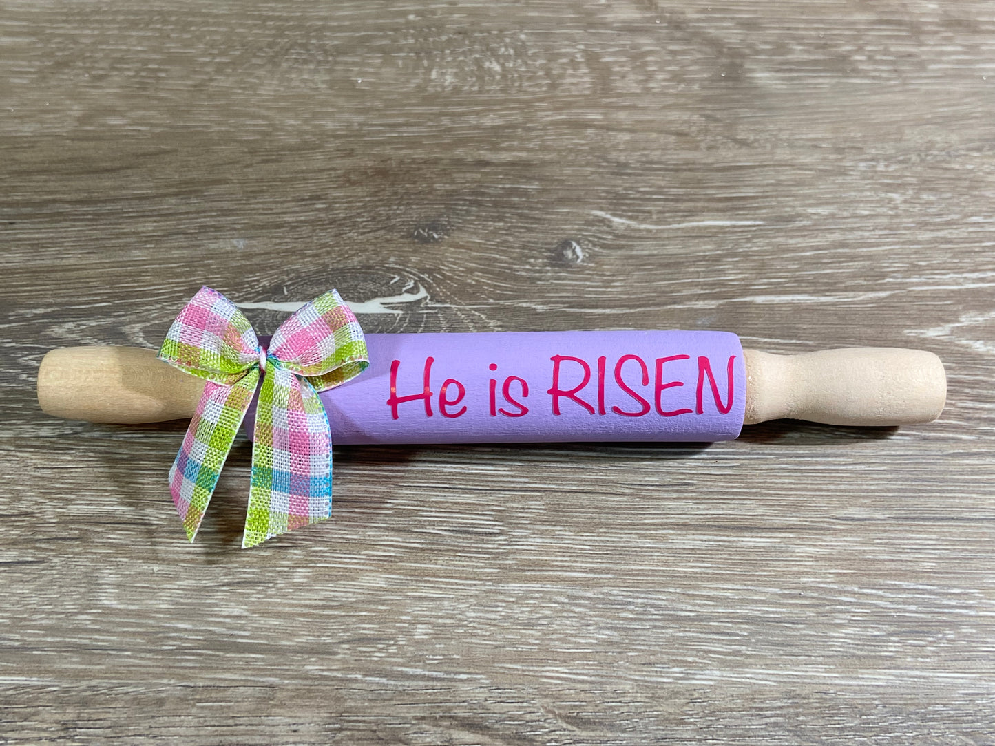 He is RISEN - Mini Rolling Pin