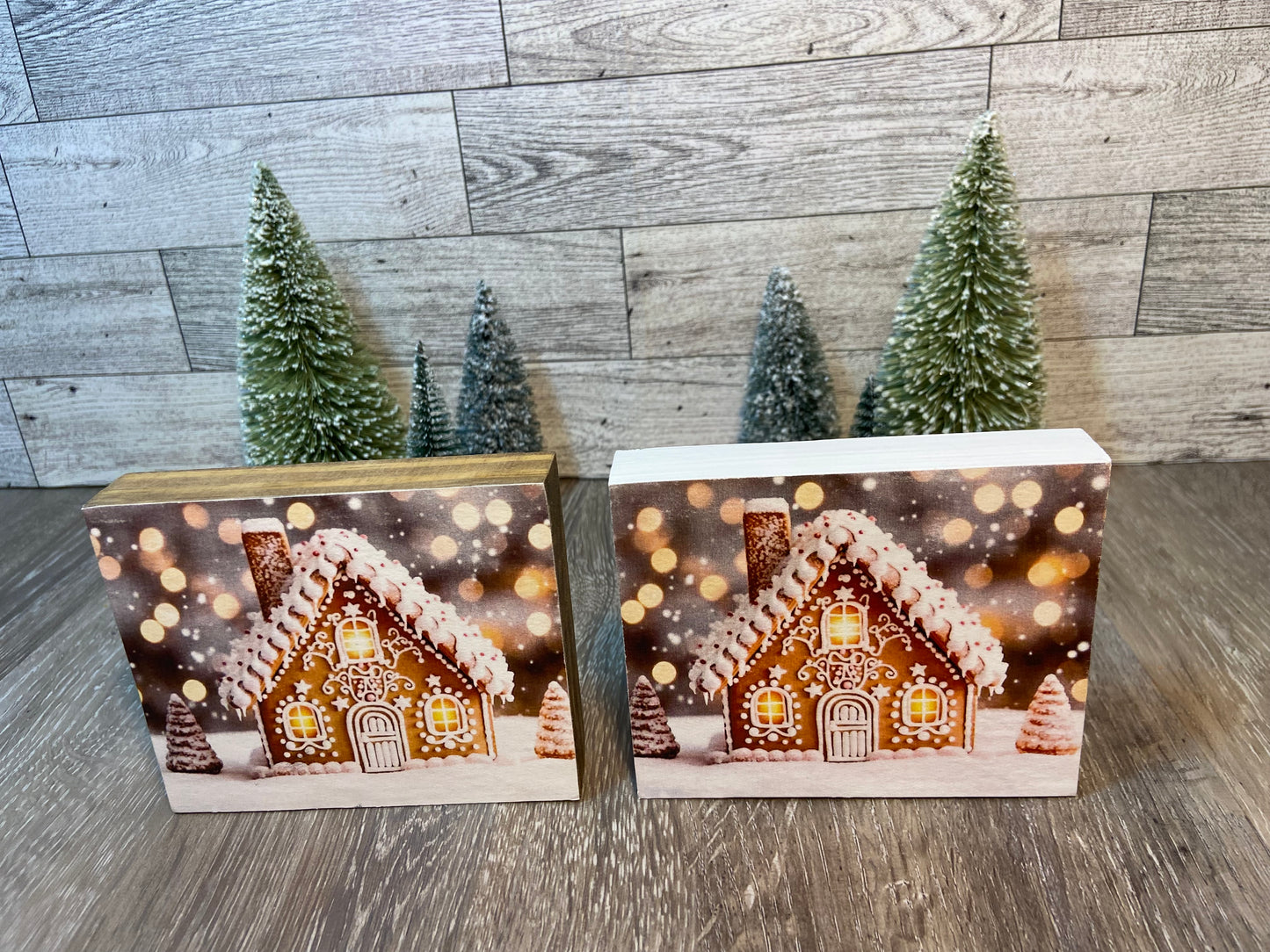 Gingerbread House - Tiered Tray Sign