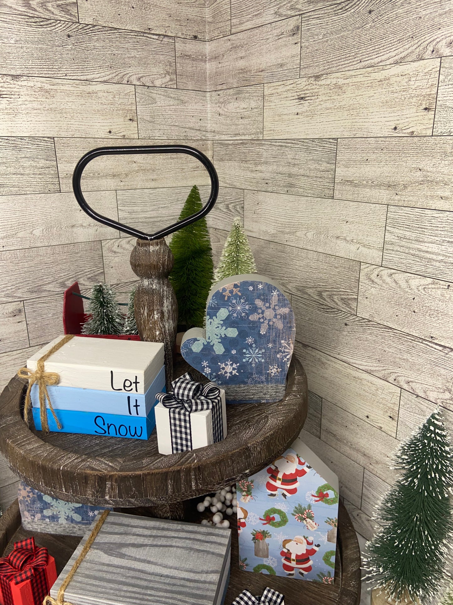 Let It Snow - Small Christmas Tiered Tray Book