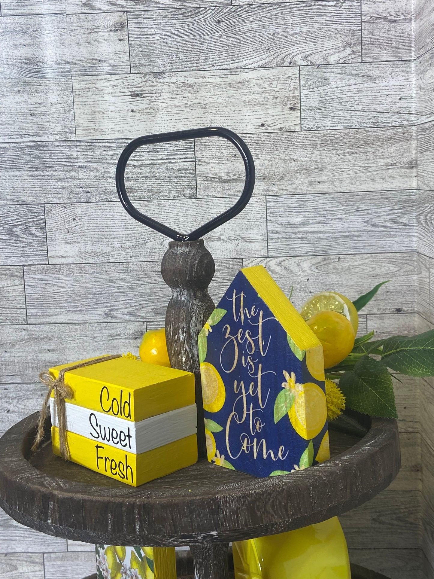Cold Sweet Fresh - Small Tiered Tray Book Stack
