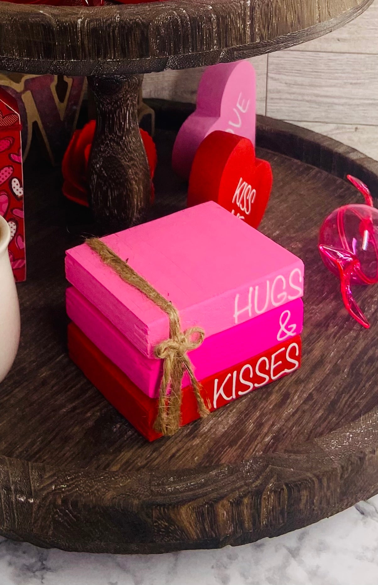 Hugs & Kisses - Medium Book Stack