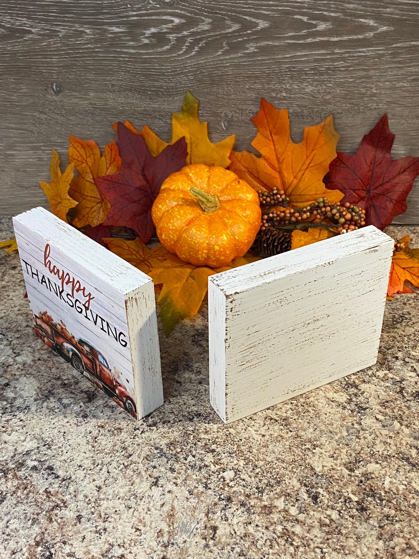 Happy Thanksgiving - Tiered Tray Sign