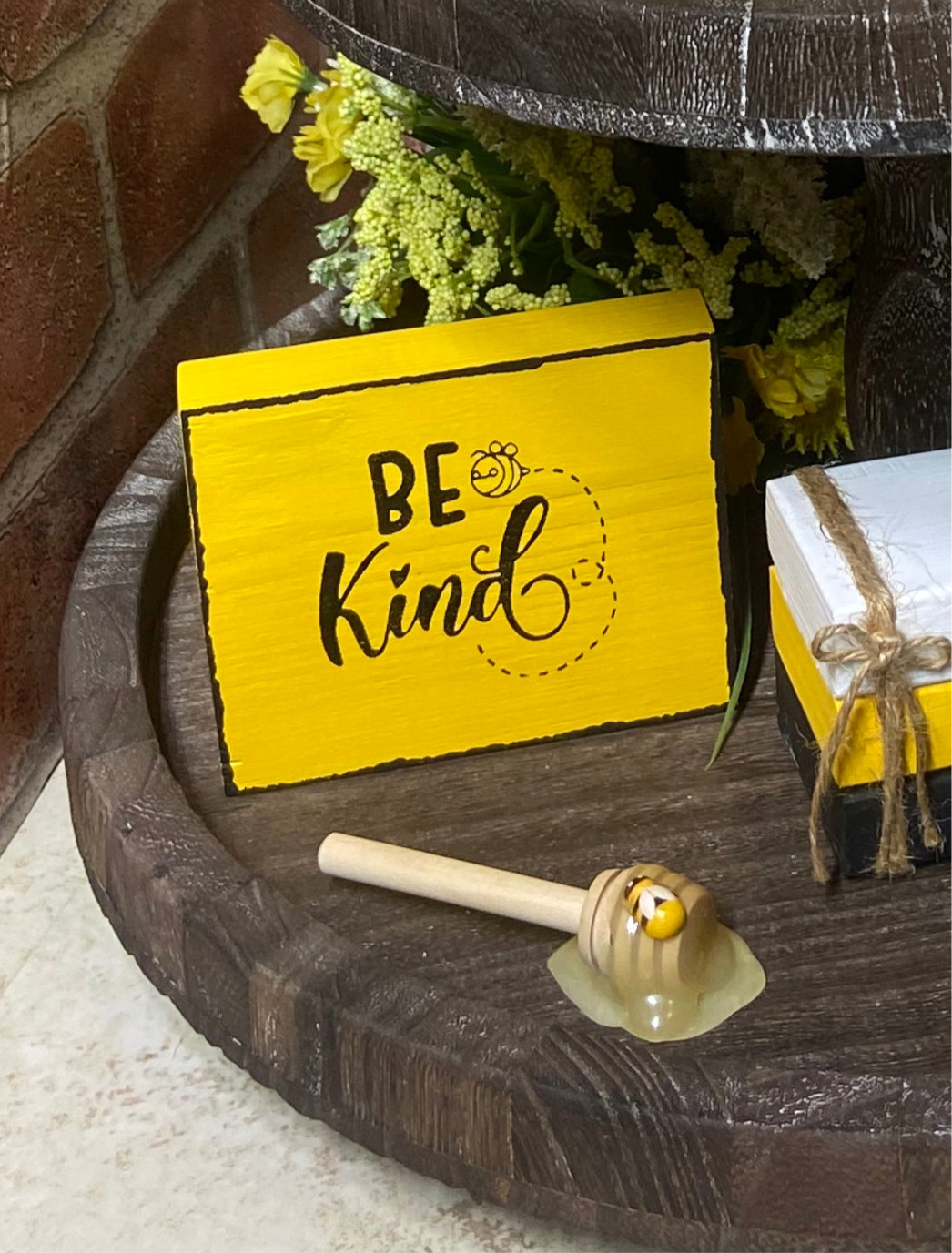 Bee Kind - Yellow Sign