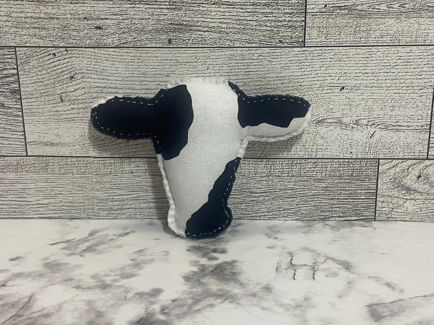 Small Fabric Cow Head