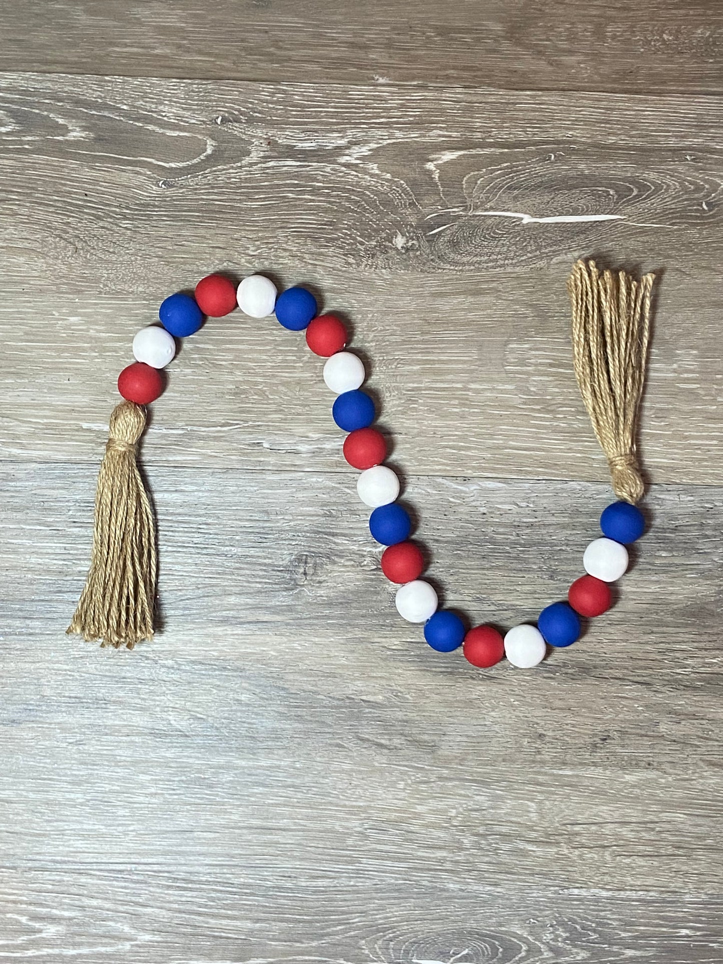 Red, White, & Blue - Tiered Tray Garland