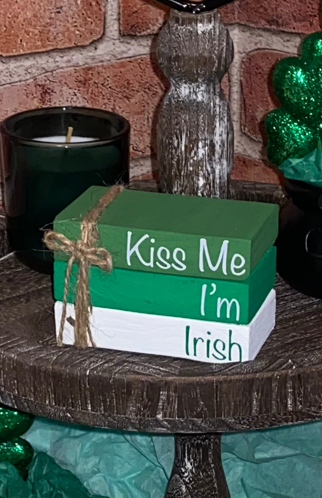 Kiss Me I’m Irish - Small Book Stack