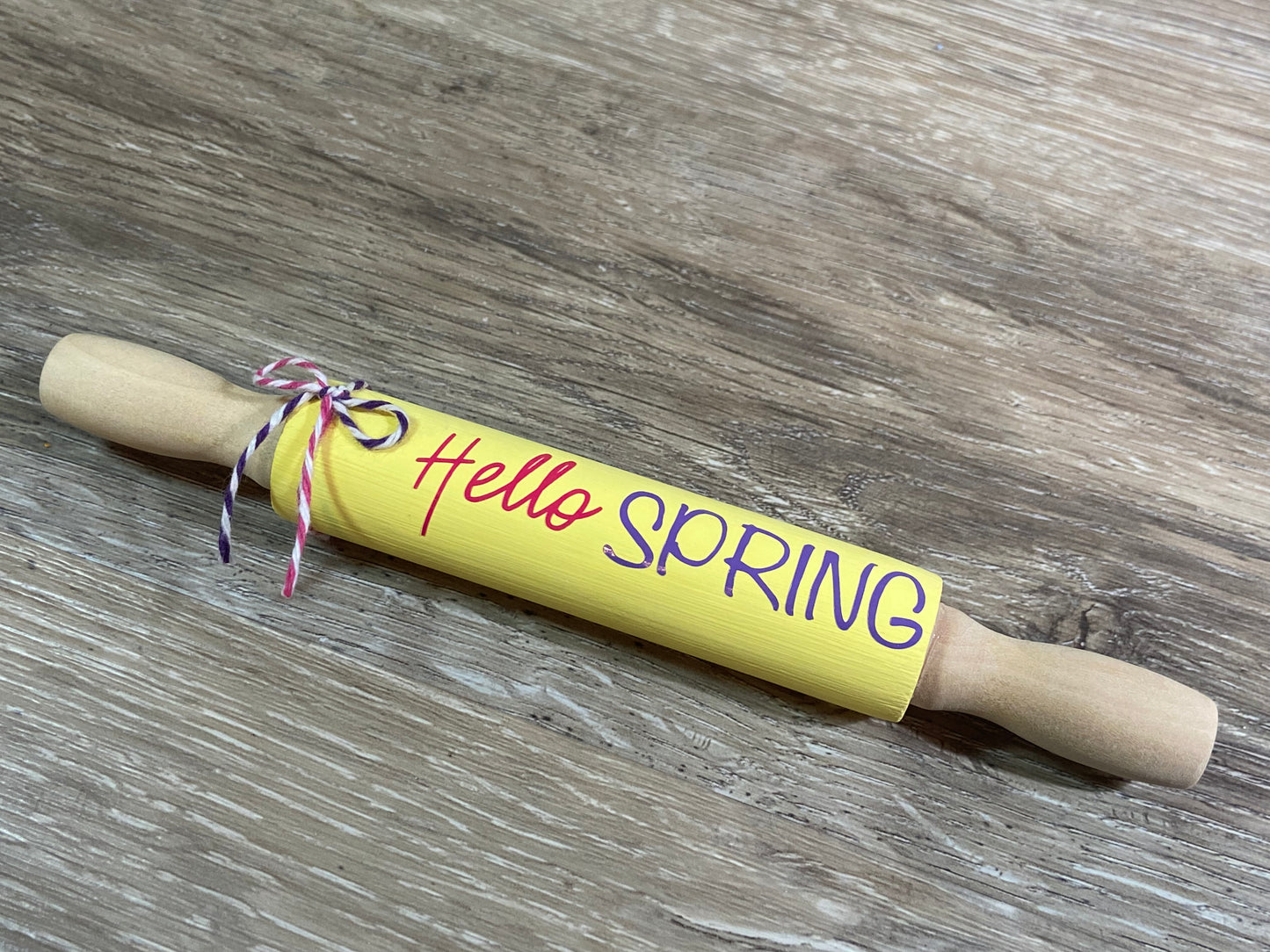 Hello Spring - Mini Rolling Pin
