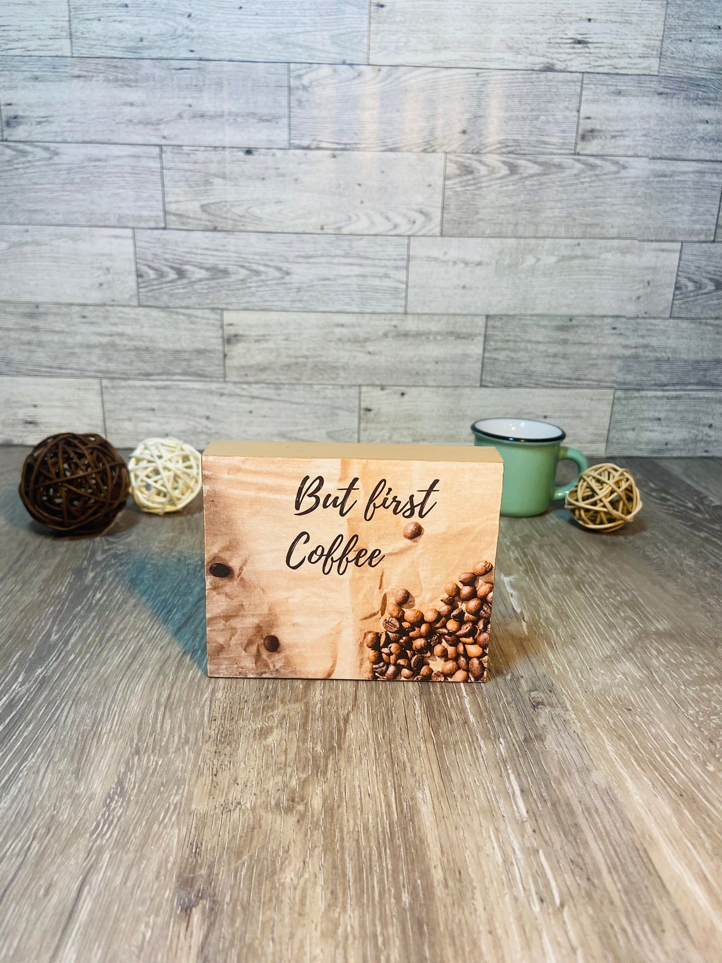 But First Coffee - Tiered Tray Sign