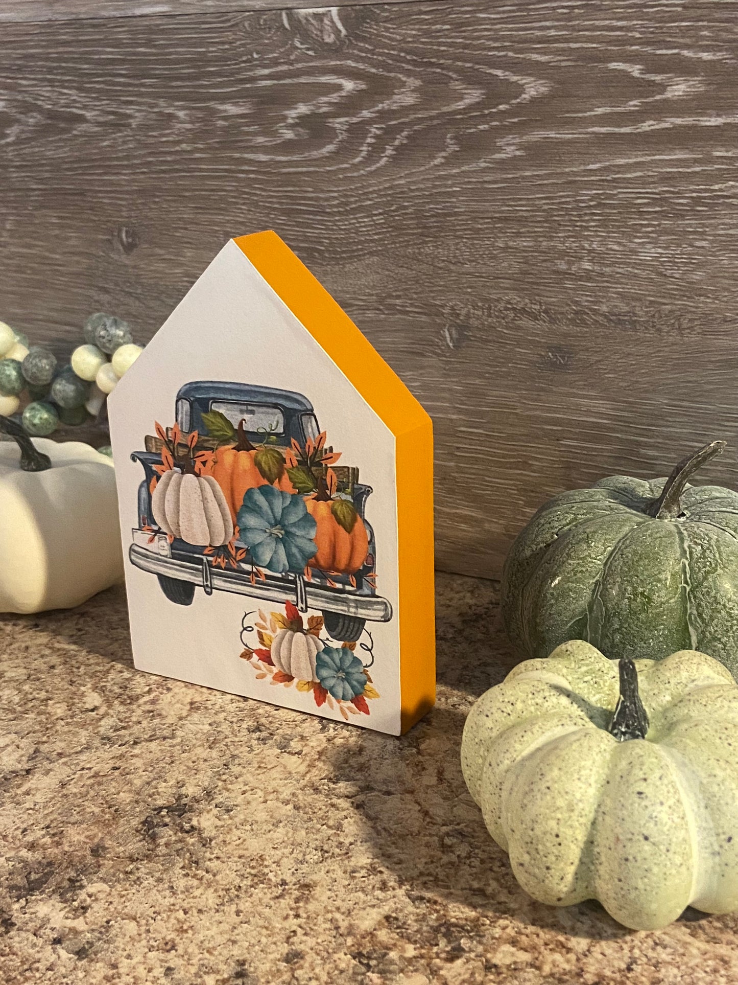 Teal Truck - Medium Tiered Tray House