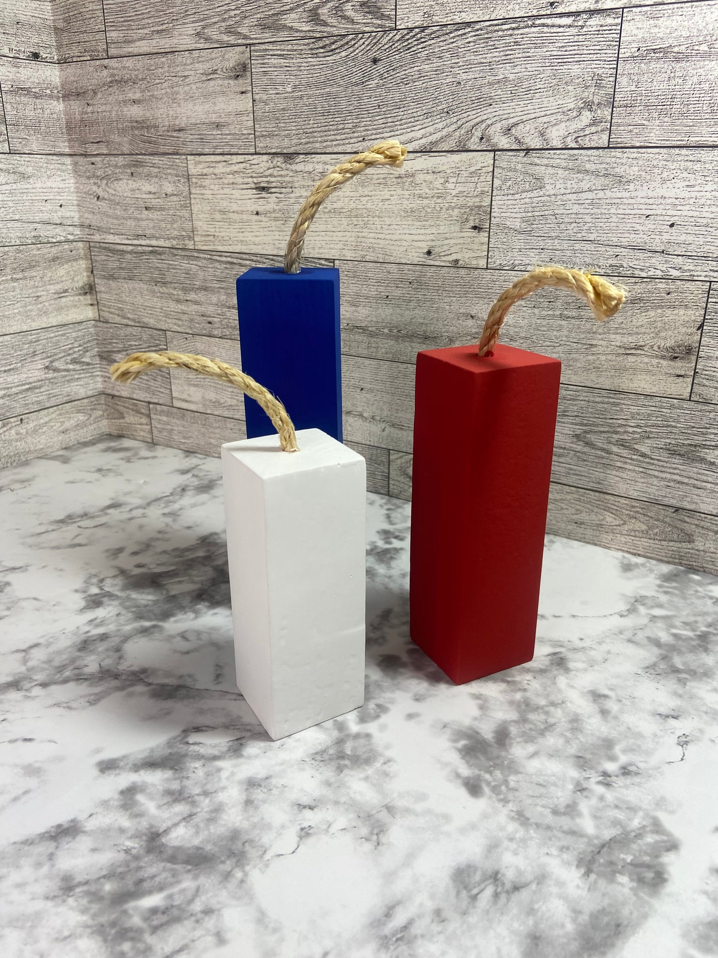 Fireworks Set of 3 - Tiered Tray Decor