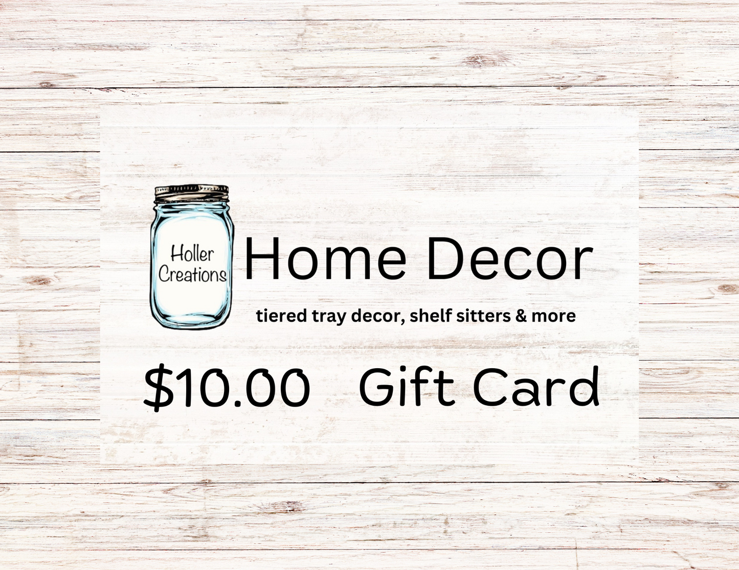 Holler Creations eGift Card