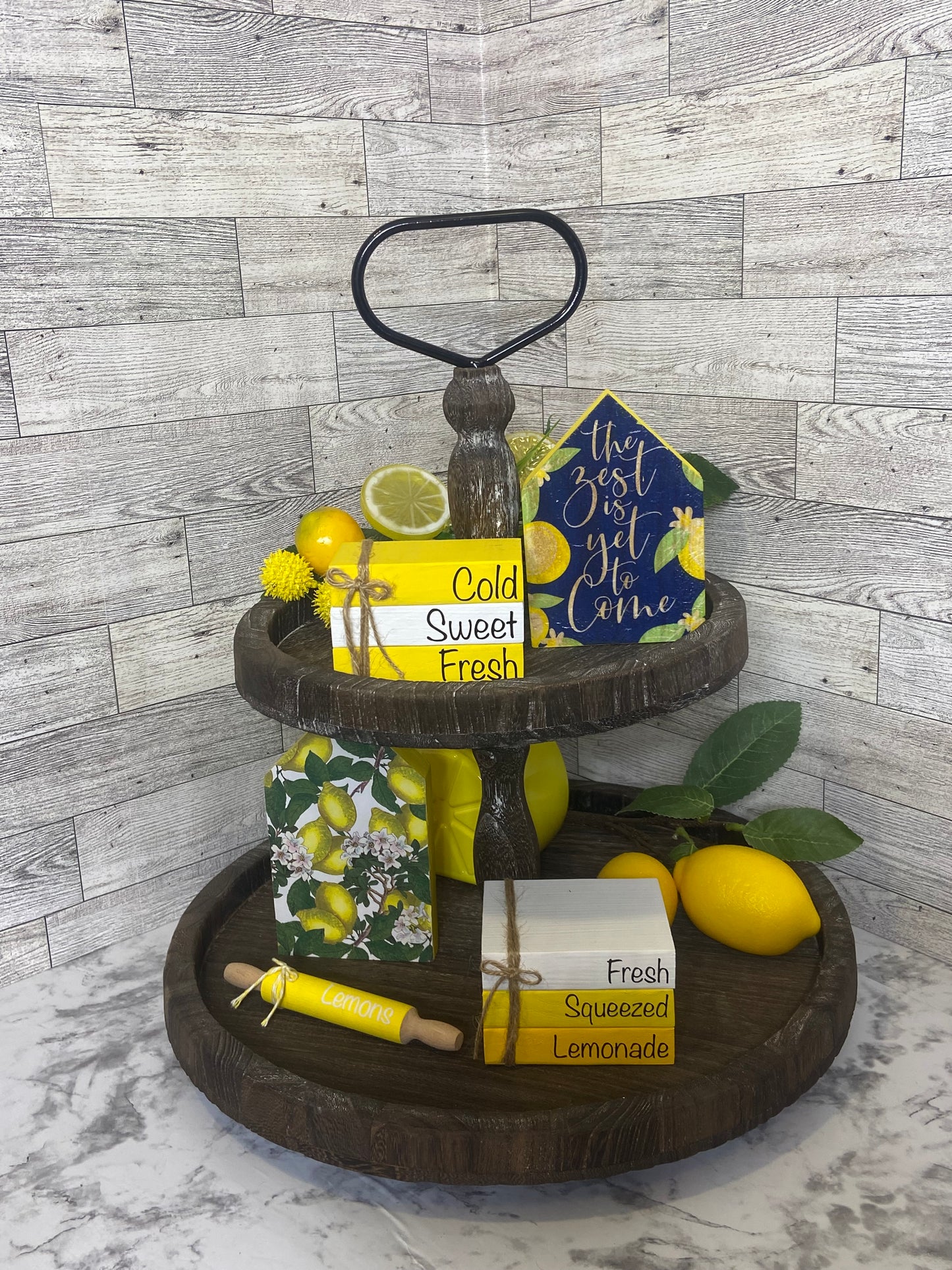 Cold Sweet Fresh - Small Tiered Tray Book Stack