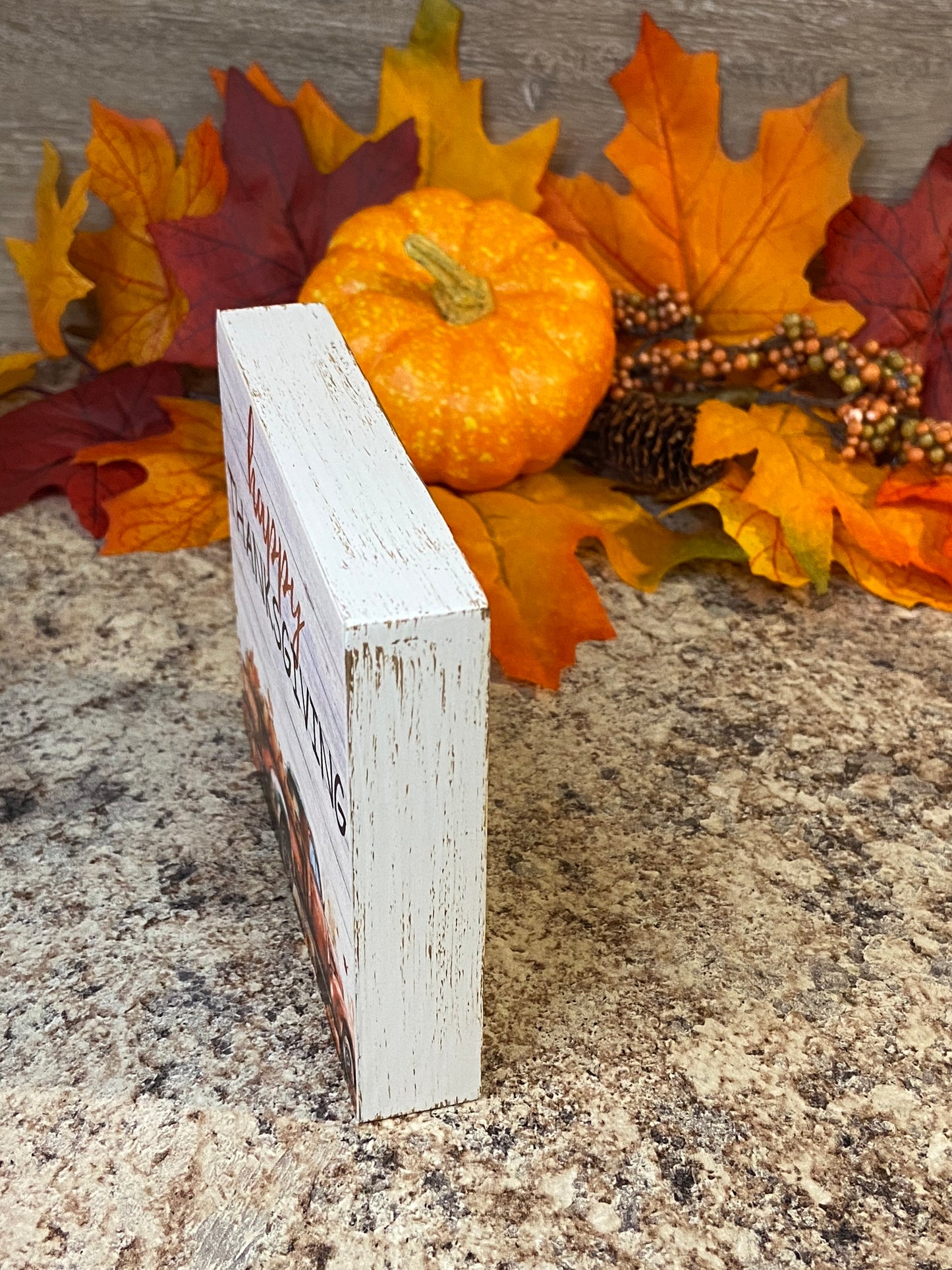 Happy Thanksgiving - Tiered Tray Sign